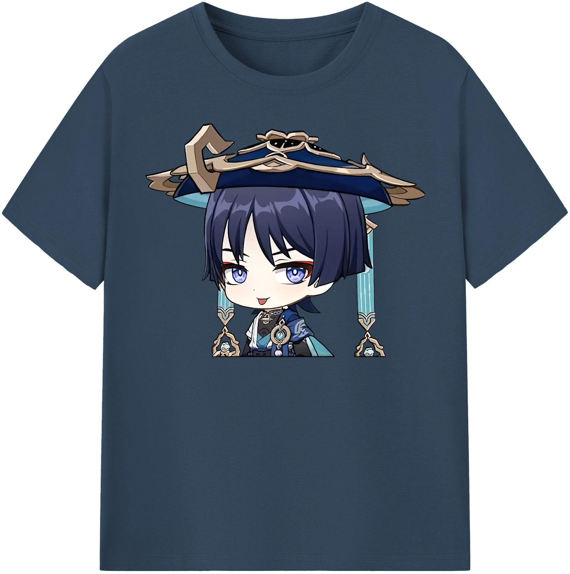 げんし神 さんペい genshin Sanpei レディースカジュアルプリントTシャツ（綿100％）