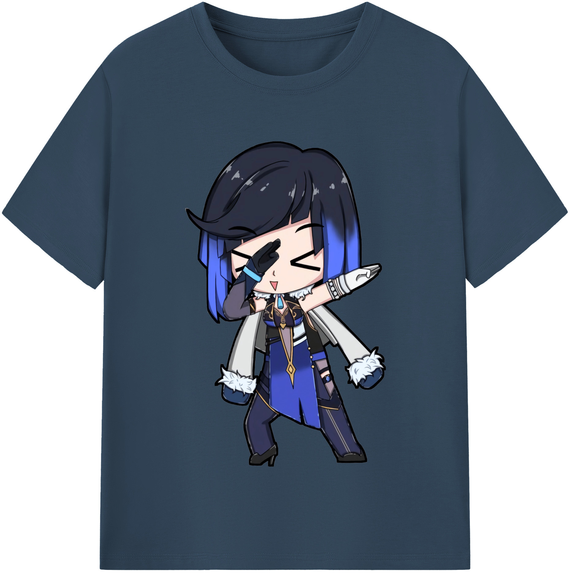 げんし神 夜兰 やらん genshin Yaran レディースカジュアルプリントTシャツ（綿100％）