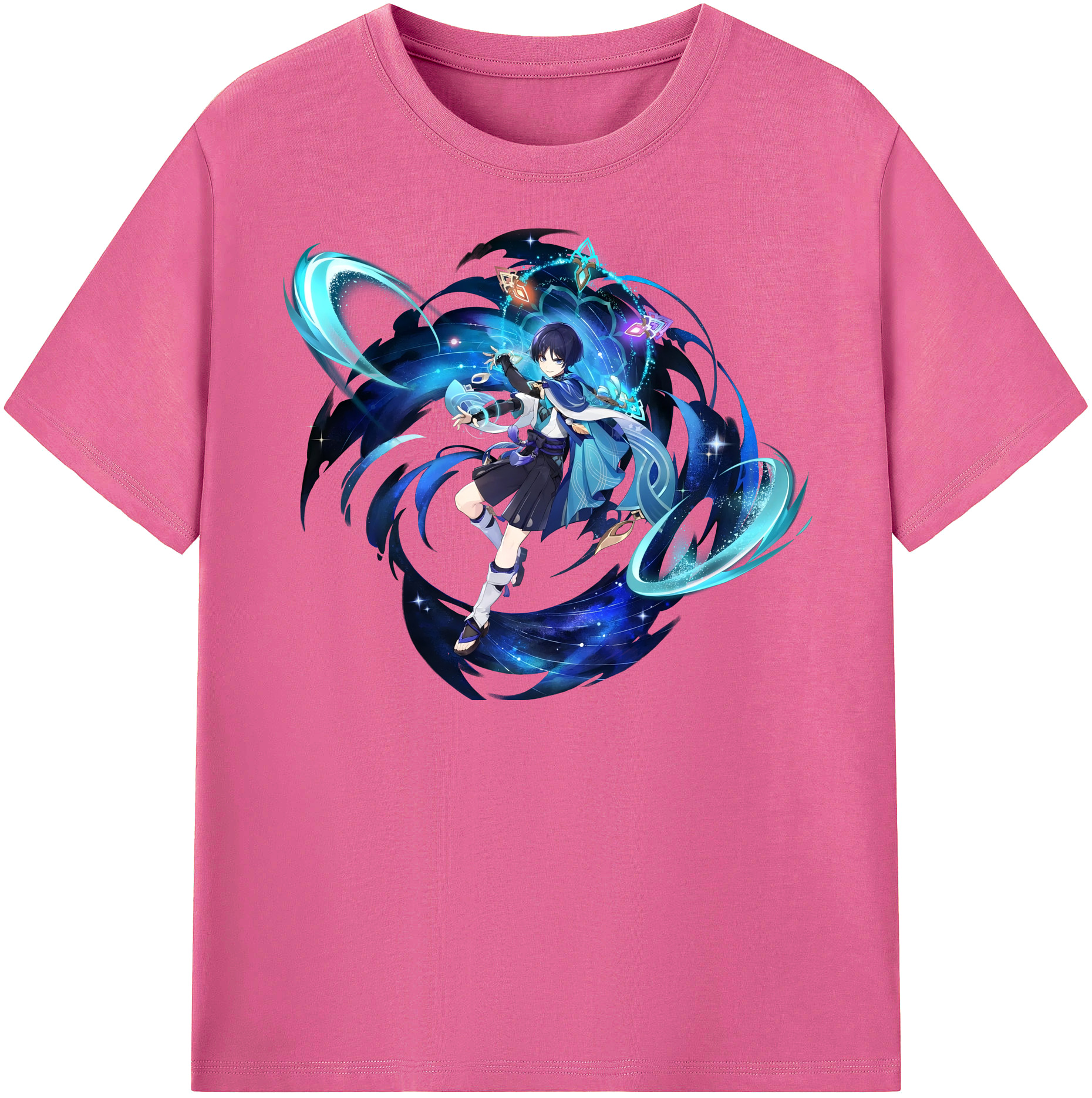 げんし神 さんペい genshin Sanpei レディースカジュアルプリントTシャツ（綿100％）