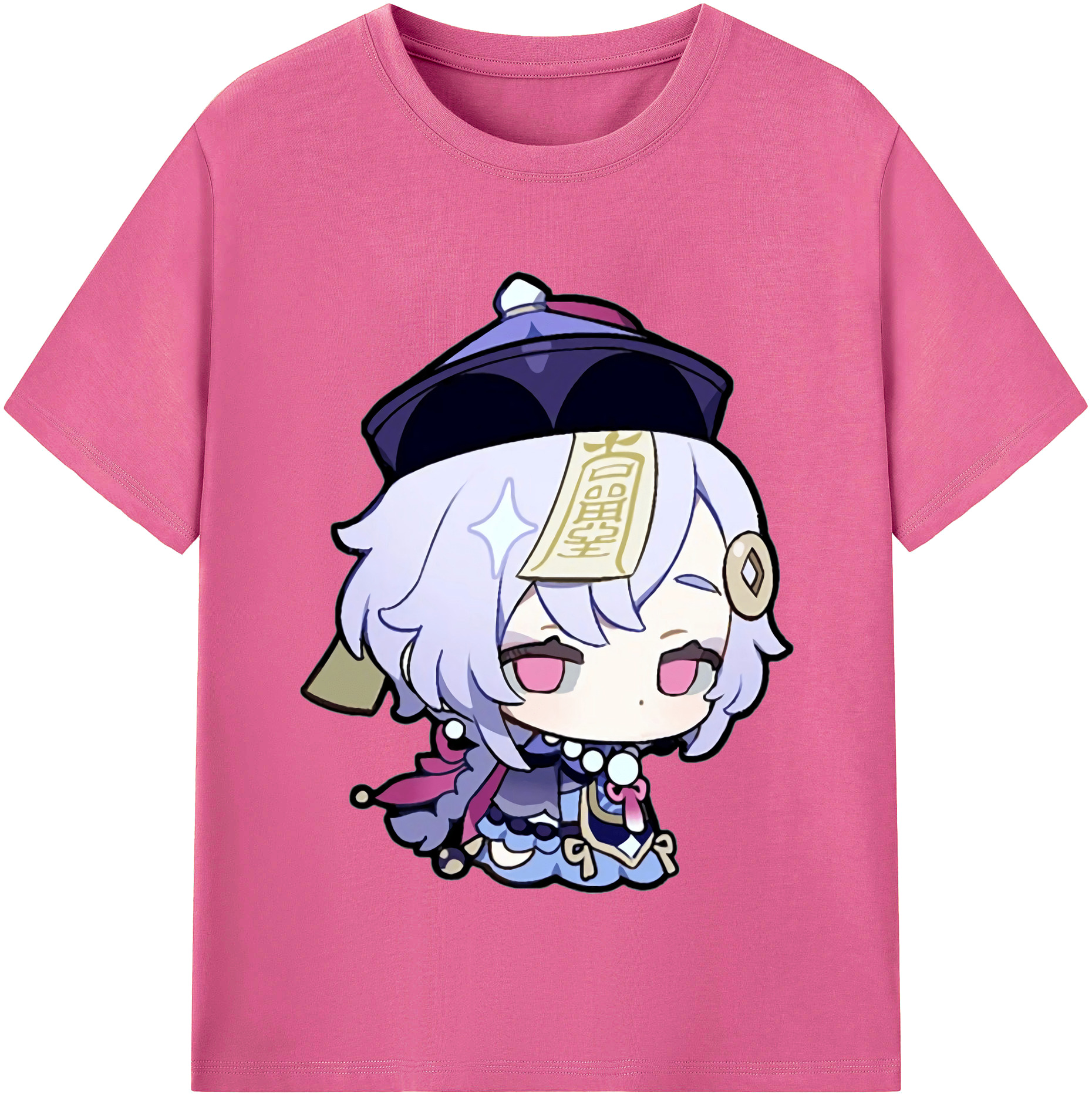 げんし神 七七 なな  genshin Nana レディースカジュアルプリントTシャツ（綿100％）