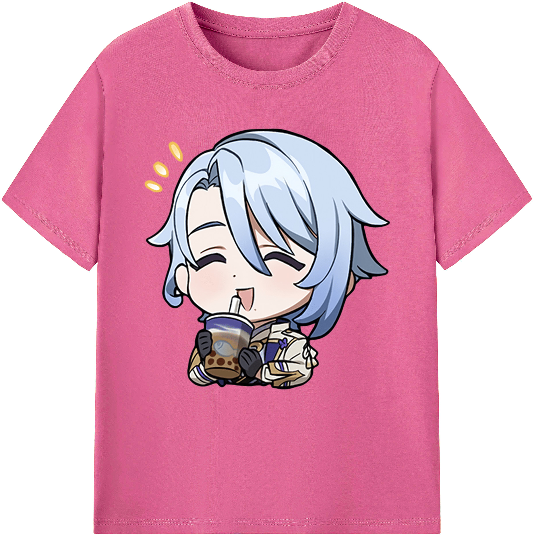 げんし神 神里綾人 かみさとあやと genshin Kamisato Ayato レディースカジュアルプリントTシャツ（綿100％）