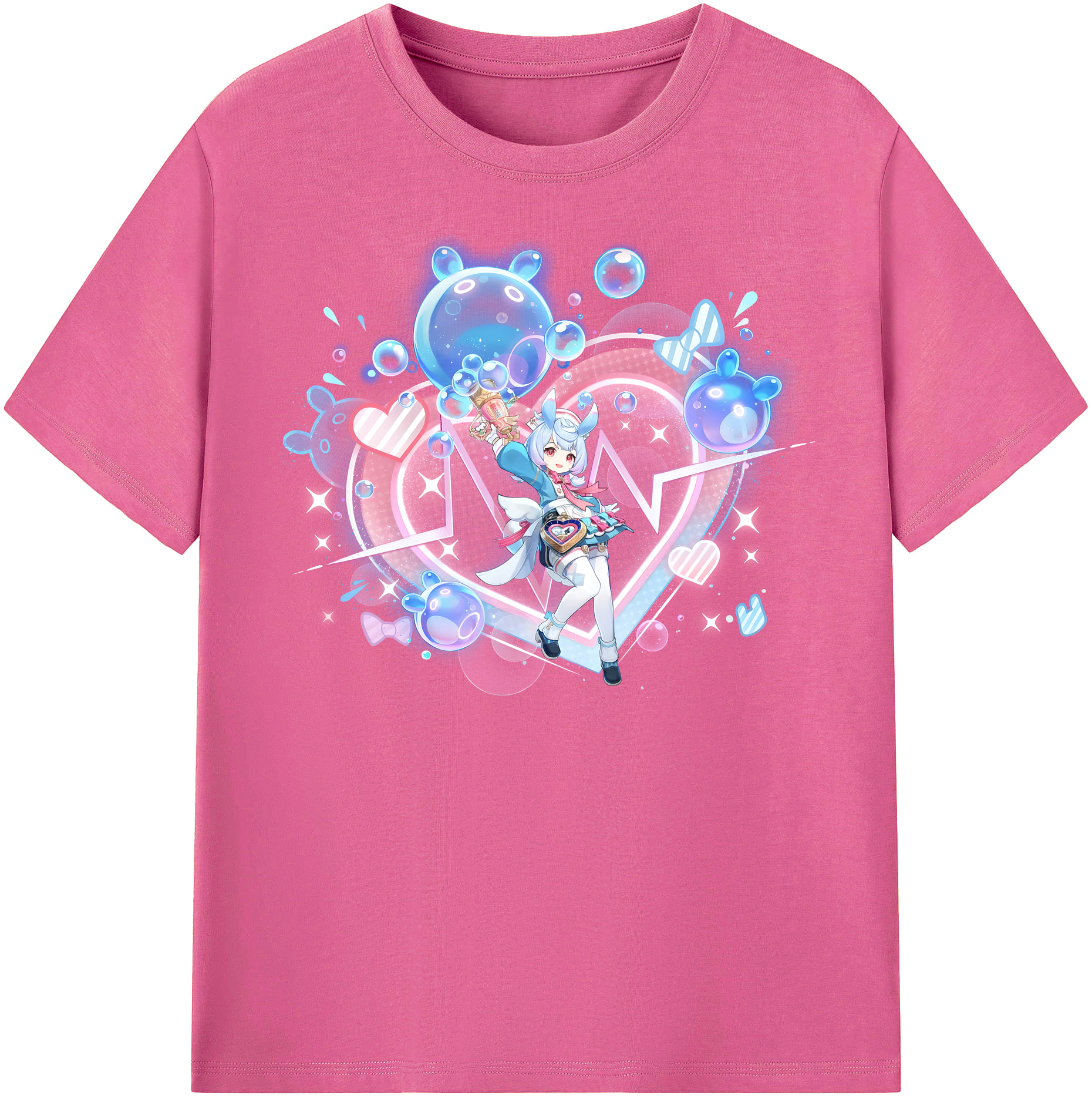 げんし神 シゲウィン genshin Shigewin レディースカジュアルプリントTシャツ（綿100％）