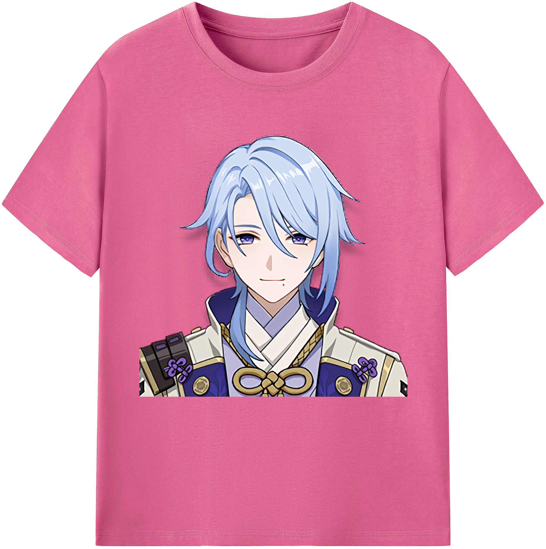 げんし神 神里綾人 かみさとあやと genshin Kamisato Ayato レディースカジュアルプリントTシャツ（綿100％）