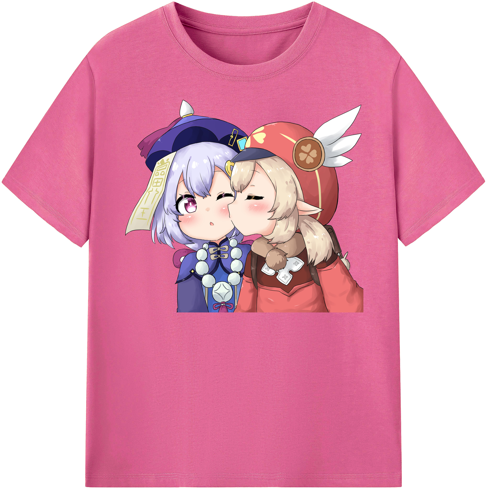 げんし神 七七 なな  genshin Nana レディースカジュアルプリントTシャツ（綿100％）