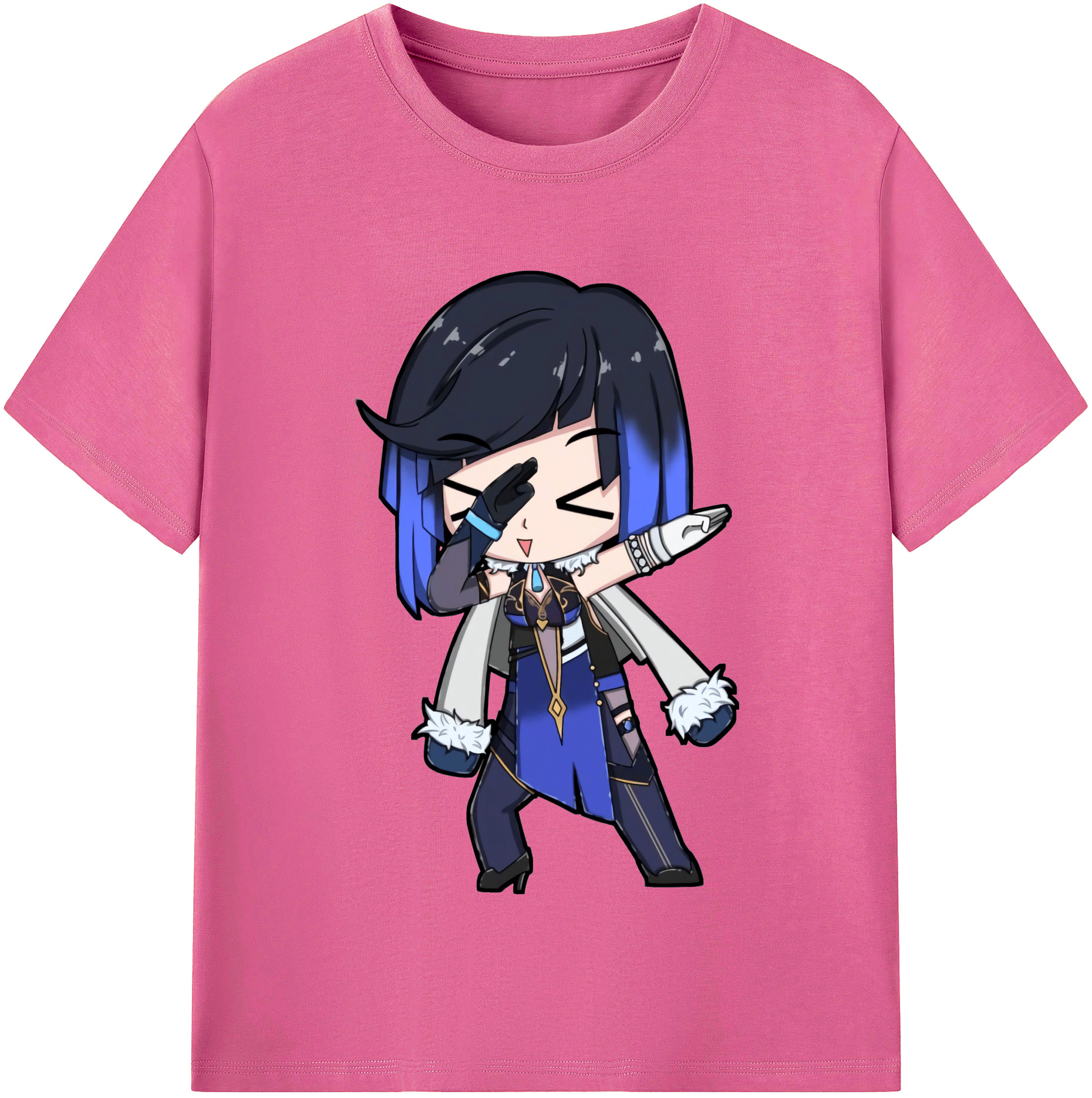 げんし神 夜兰 やらん genshin Yaran レディースカジュアルプリントTシャツ（綿100％）