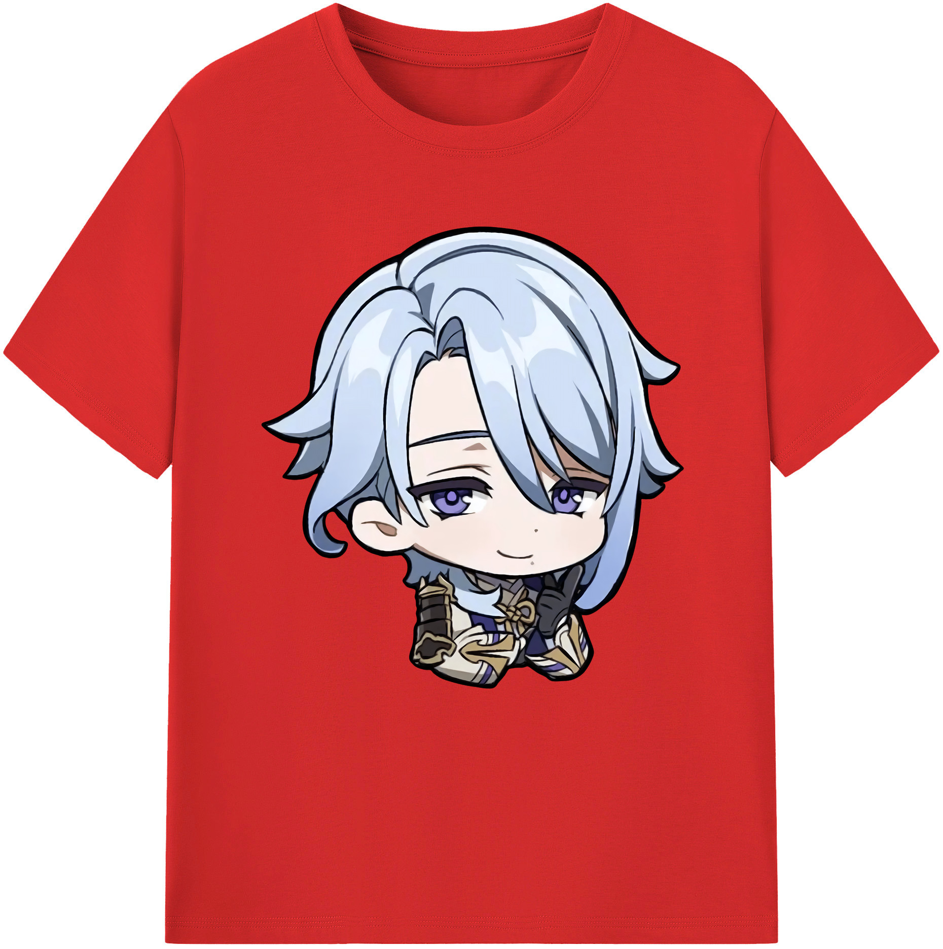 げんし神 神里綾人 かみさとあやと genshin Kamisato Ayato レディースカジュアルプリントTシャツ（綿100％）