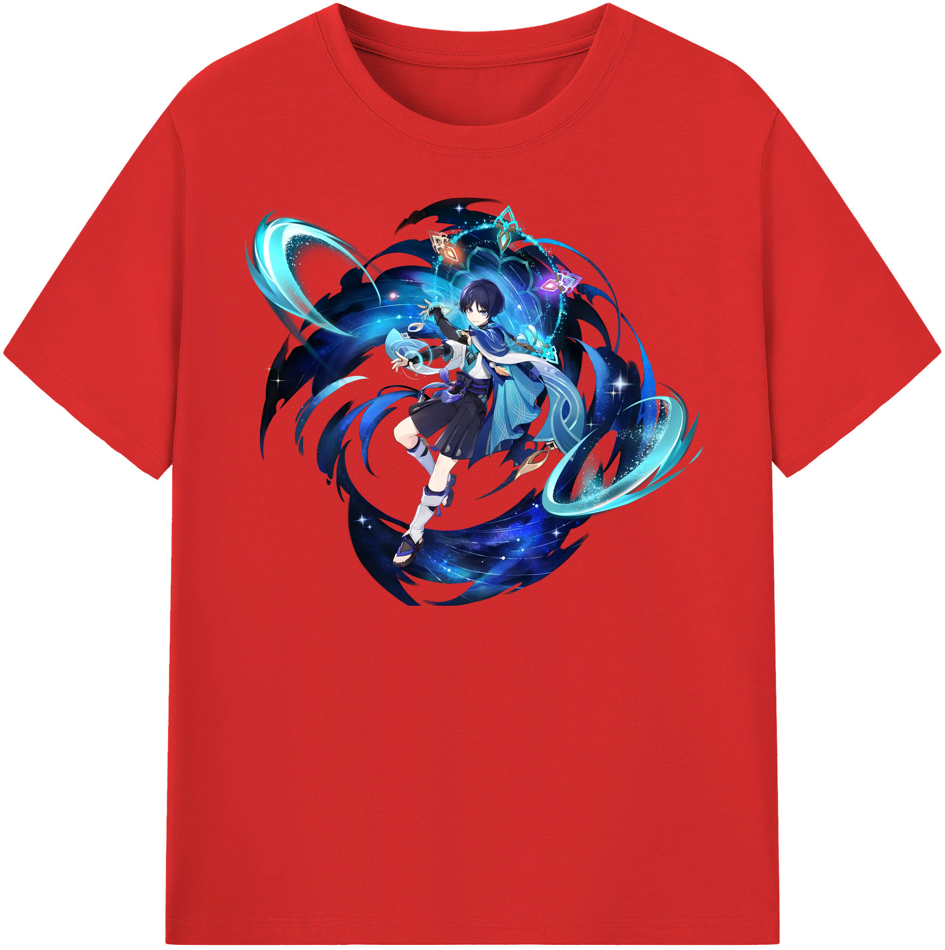 げんし神 さんペい genshin Sanpei レディースカジュアルプリントTシャツ（綿100％）