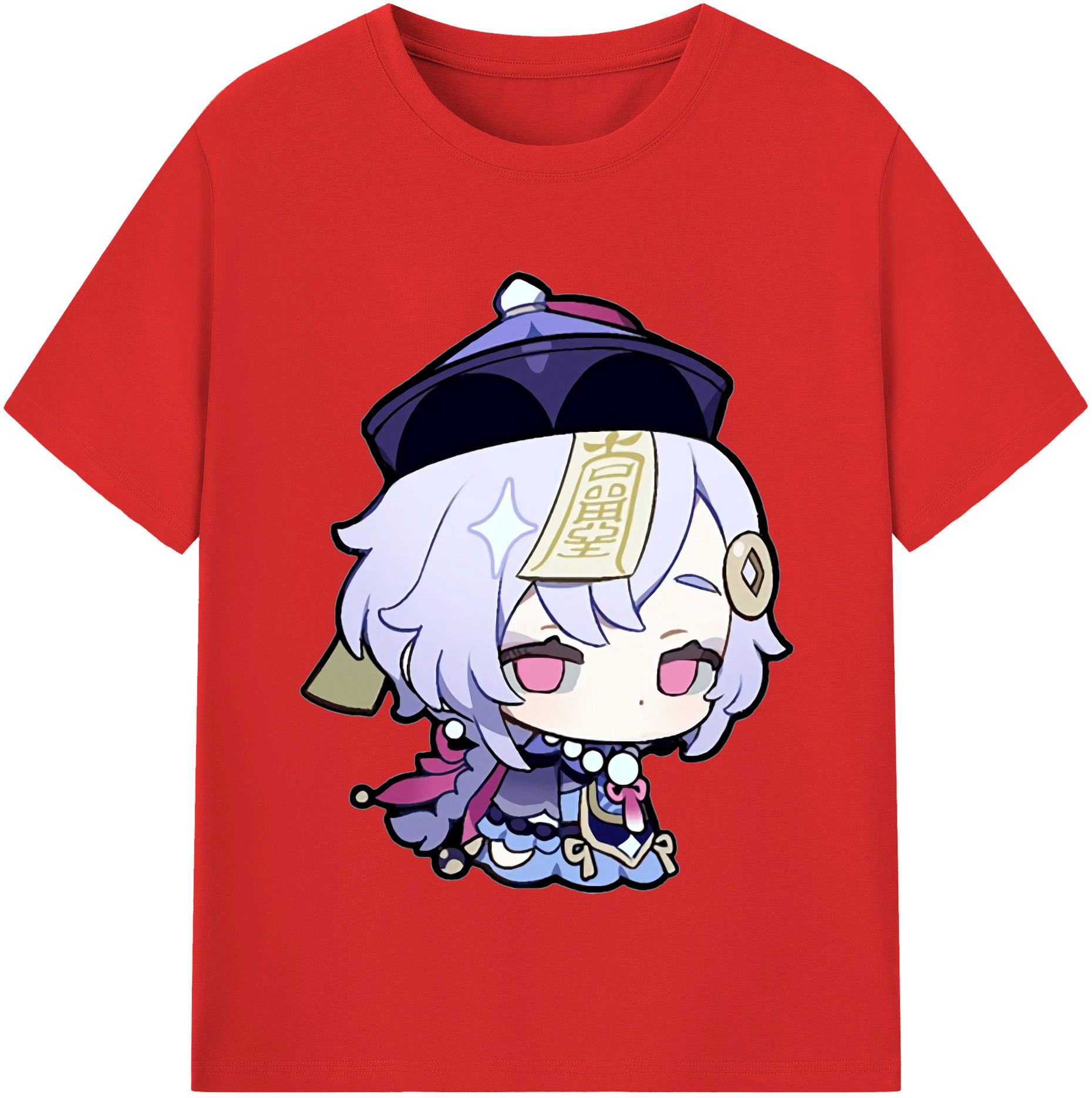 げんし神 七七 なな  genshin Nana レディースカジュアルプリントTシャツ（綿100％）