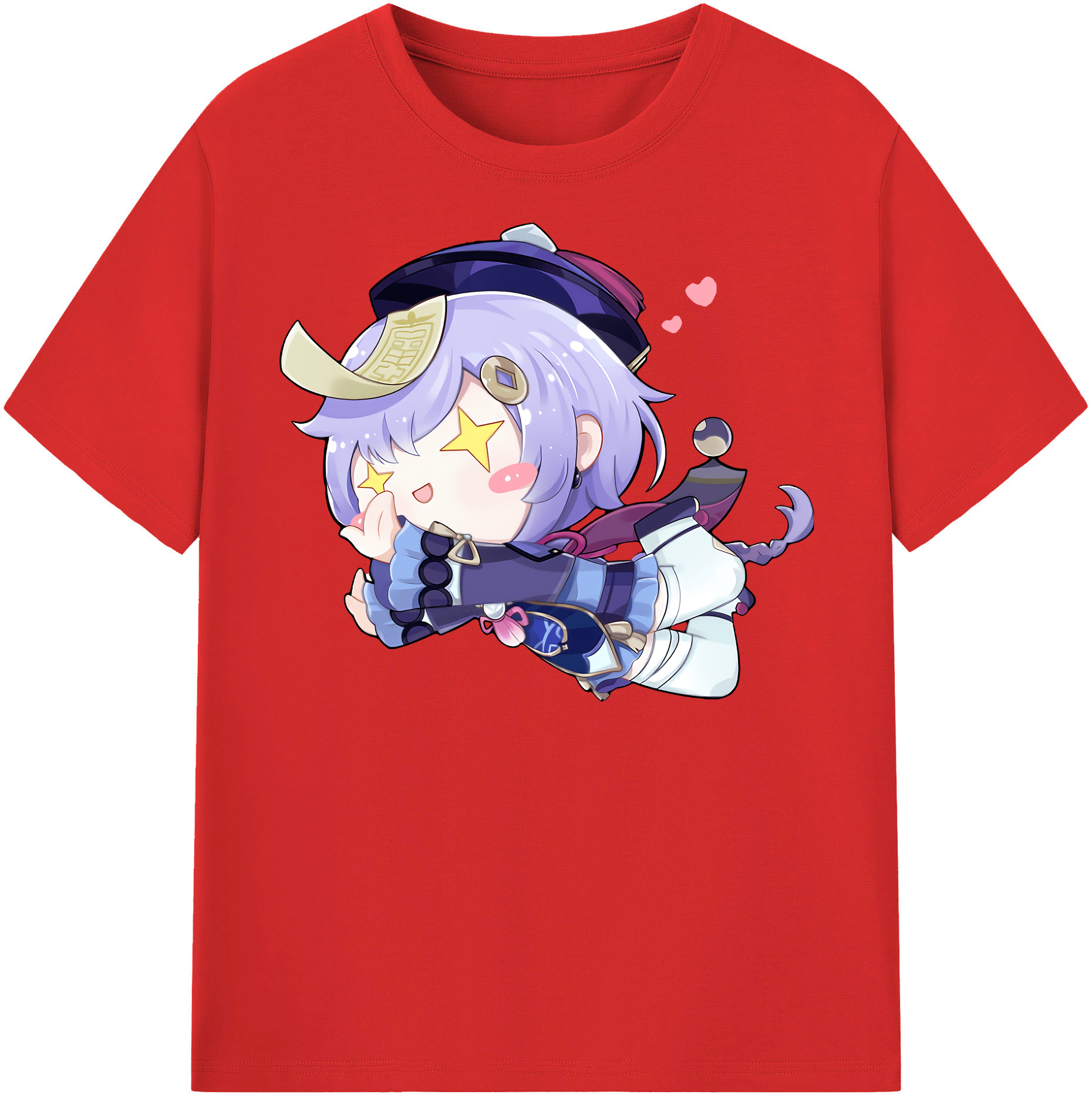 げんし神 七七 なな  genshin Nana レディースカジュアルプリントTシャツ（綿100％）
