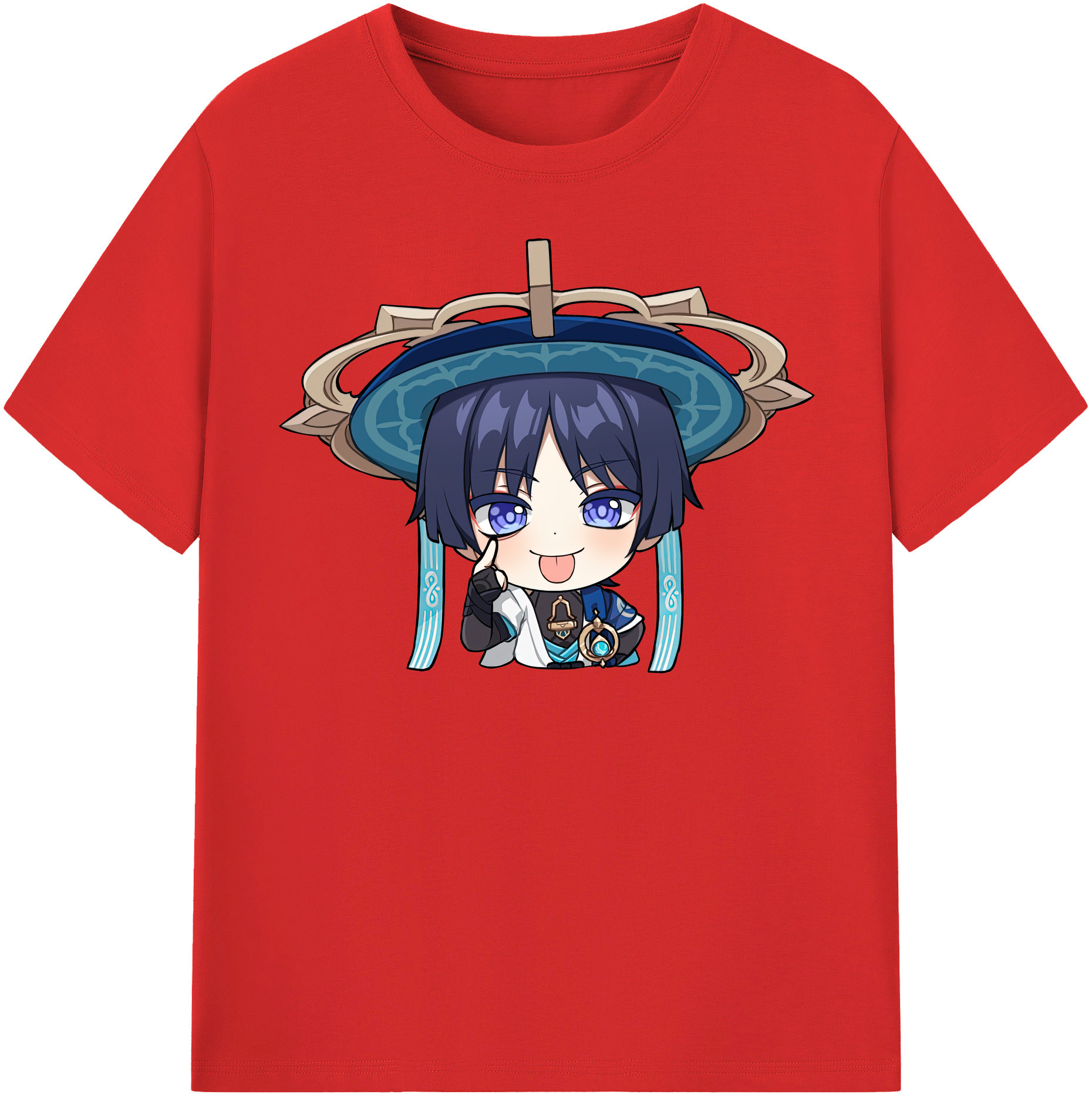 げんし神 さんペい genshin Sanpei レディースカジュアルプリントTシャツ（綿100％）