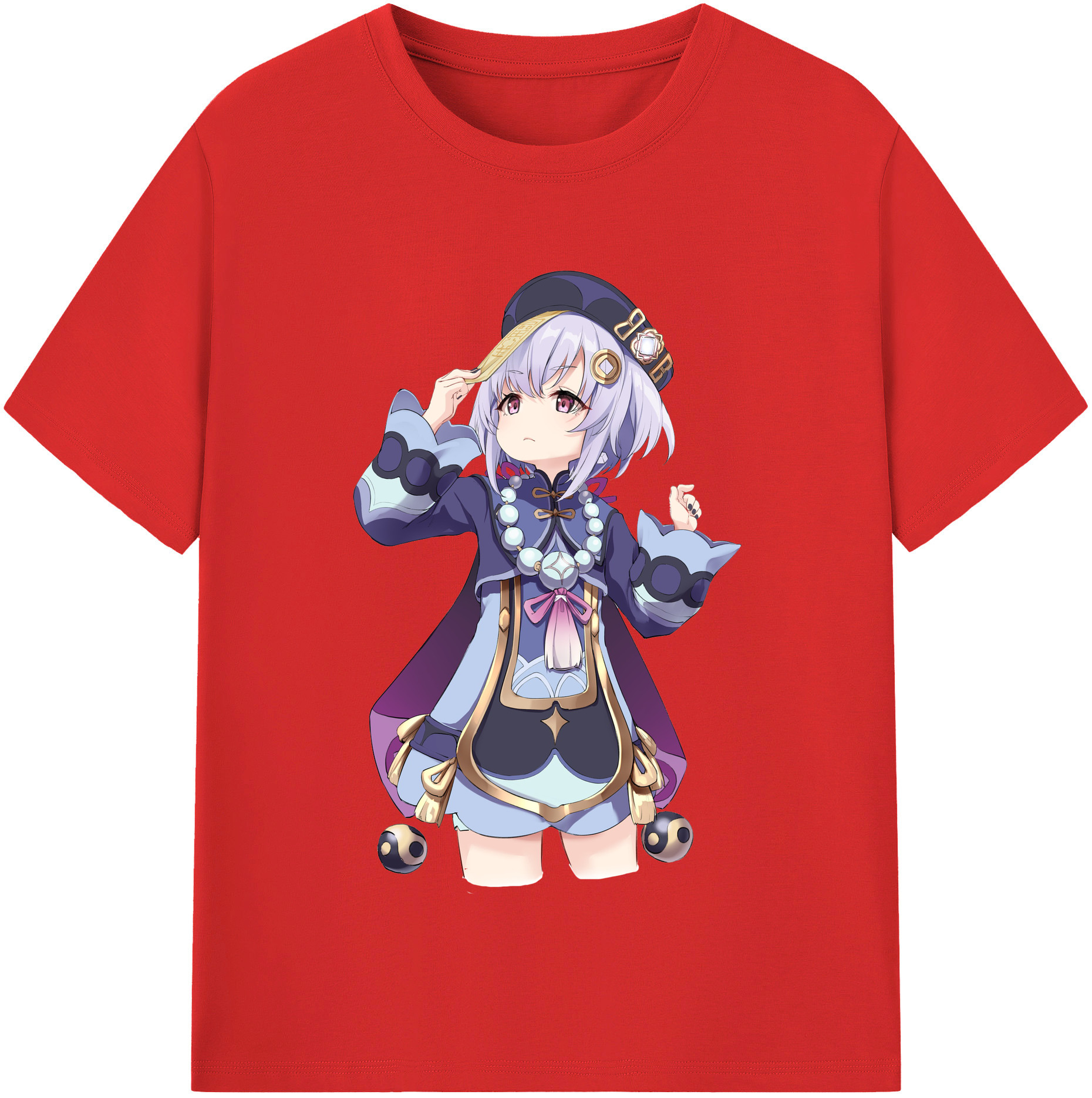 げんし神 七七 なな  genshin Nana レディースカジュアルプリントTシャツ（綿100％）