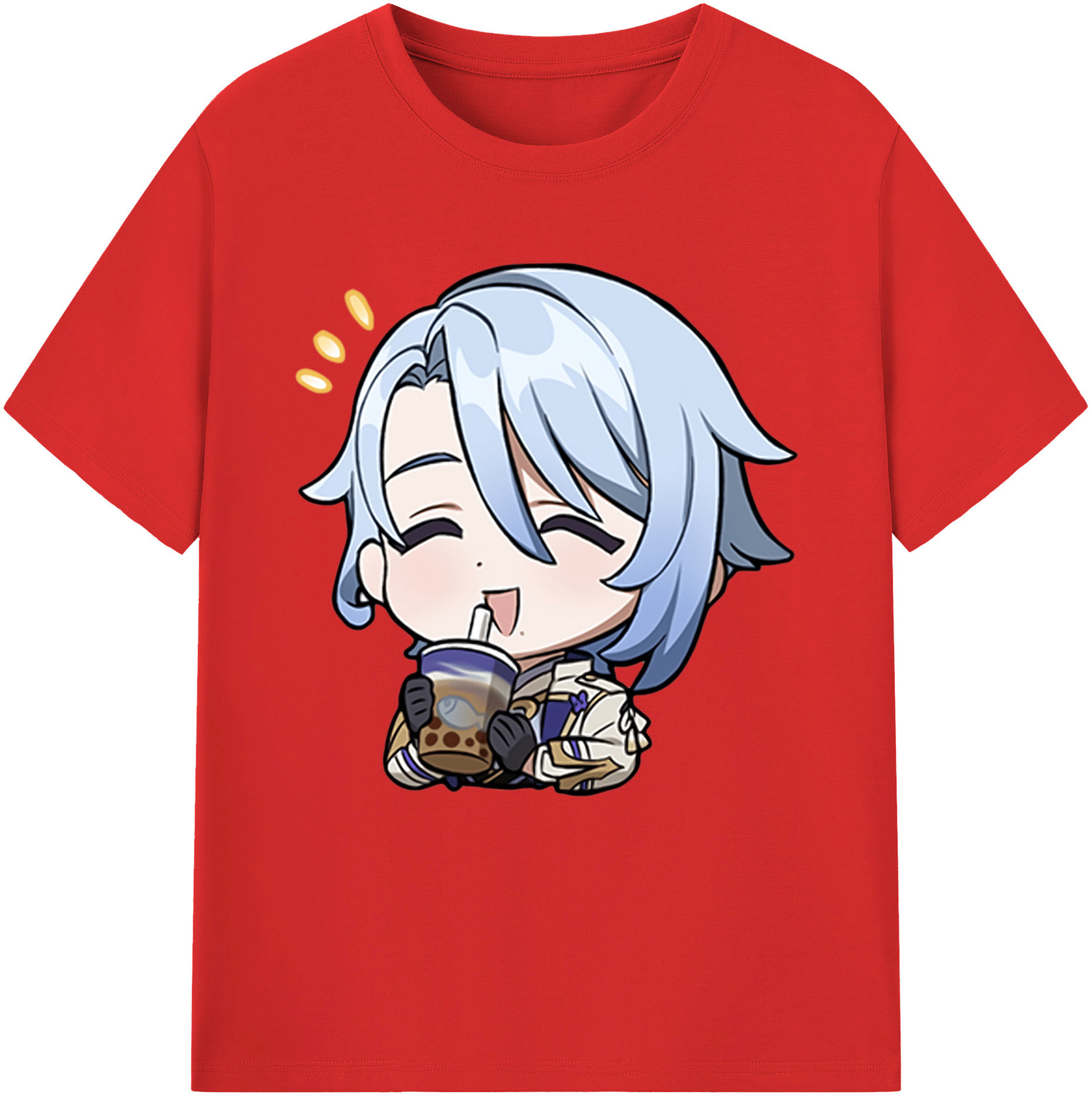 げんし神 神里綾人 かみさとあやと genshin Kamisato Ayato レディースカジュアルプリントTシャツ（綿100％）