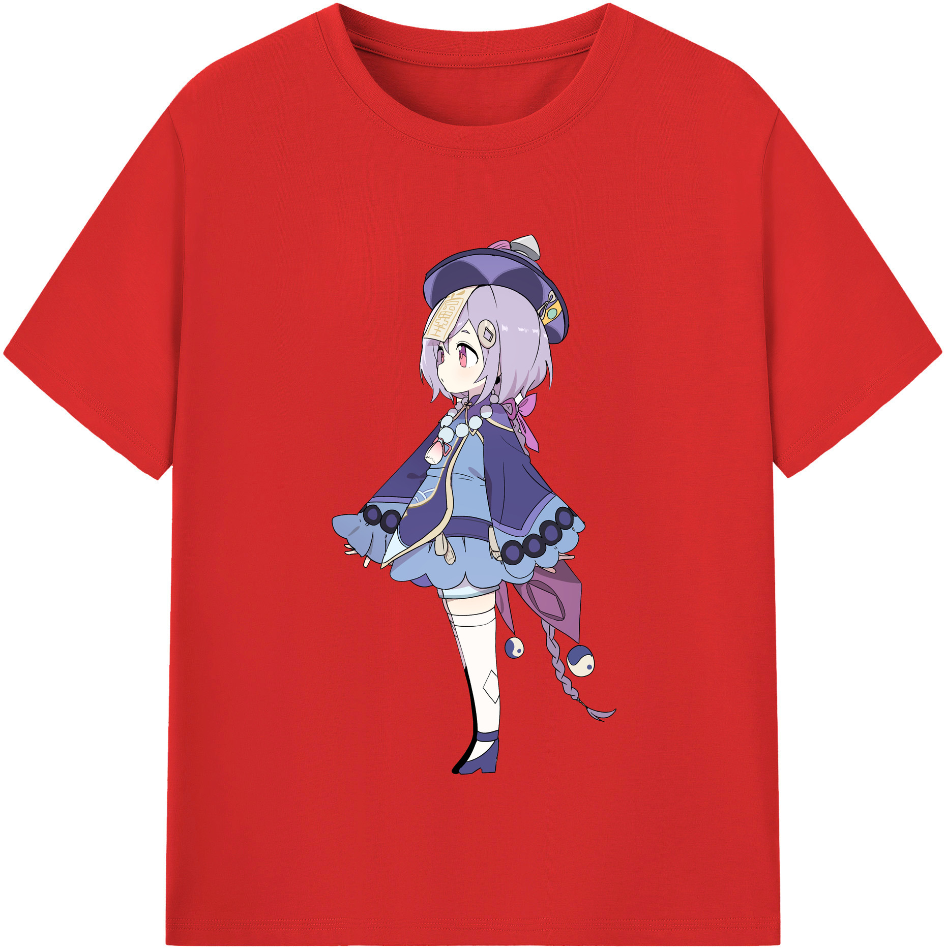 げんし神 七七 なな  genshin Nana レディースカジュアルプリントTシャツ（綿100％）