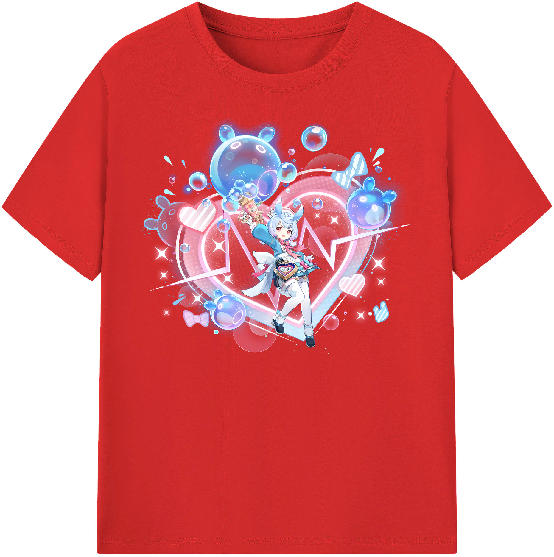 げんし神 シゲウィン genshin Shigewin レディースカジュアルプリントTシャツ（綿100％）