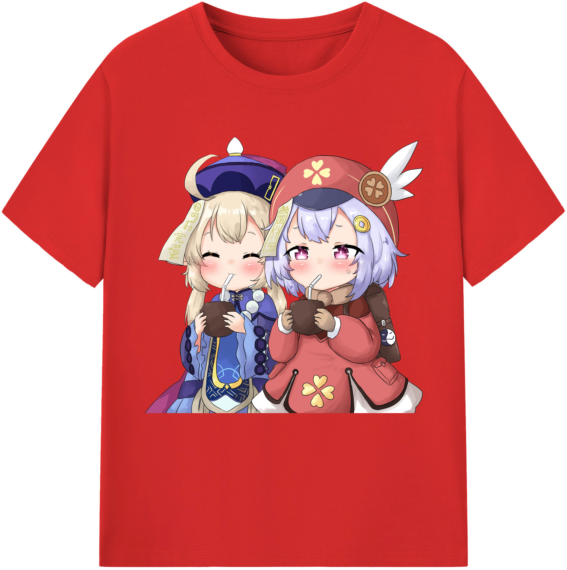 げんし神 七七 なな  genshin Nana レディースカジュアルプリントTシャツ（綿100％）