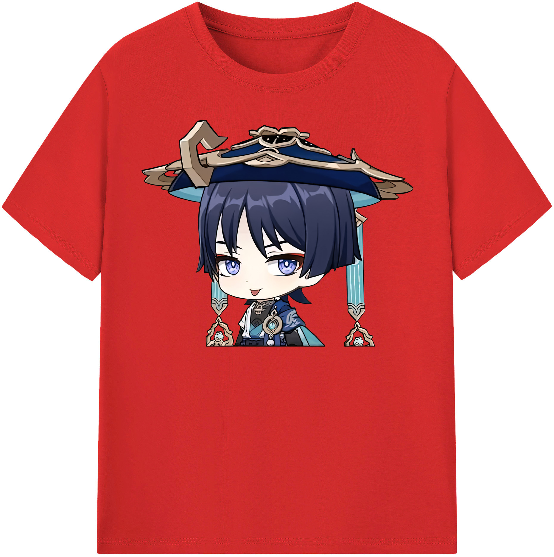 げんし神 さんペい genshin Sanpei レディースカジュアルプリントTシャツ（綿100％）