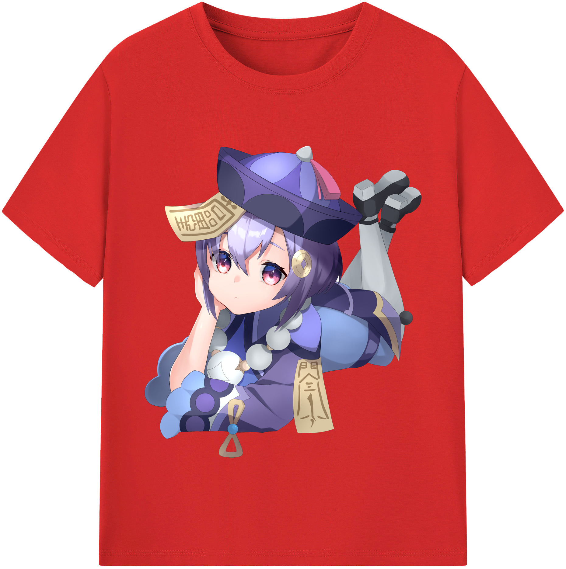 げんし神 七七 なな  genshin Nana レディースカジュアルプリントTシャツ（綿100％）