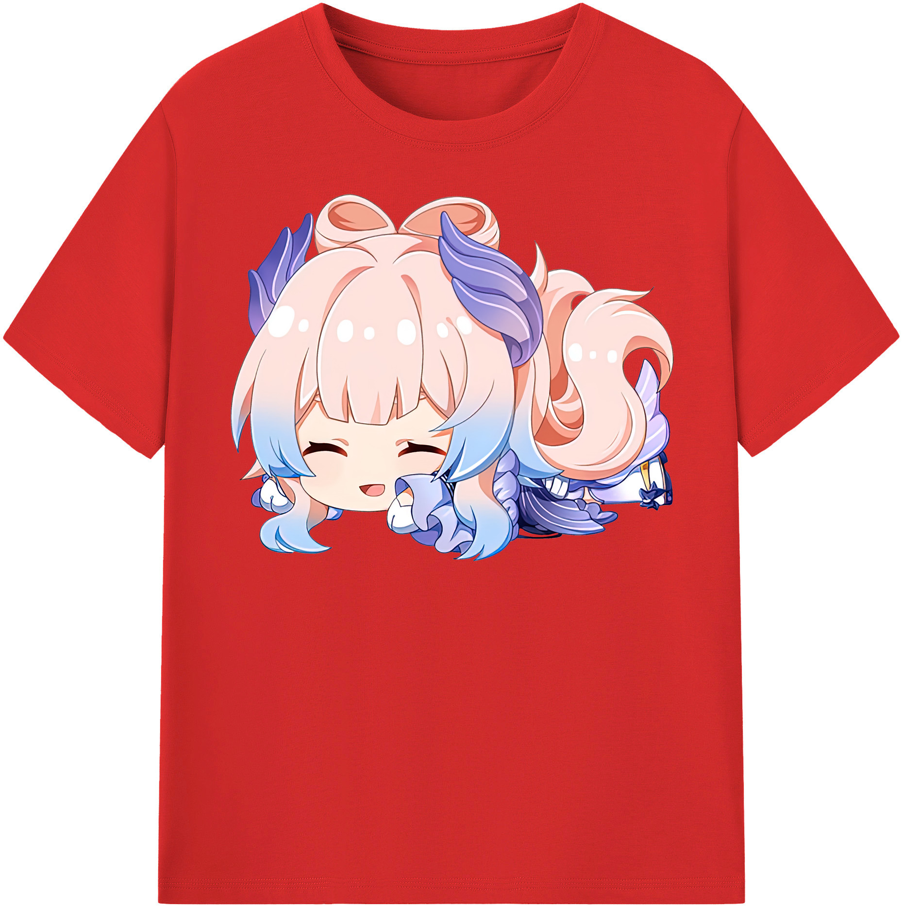 げんし神 珊瑚宮心海 サンゴノミヤ・ココミ genshin Sangonomiya Kokomi レディースカジュアルプリントTシャツ（綿100％）