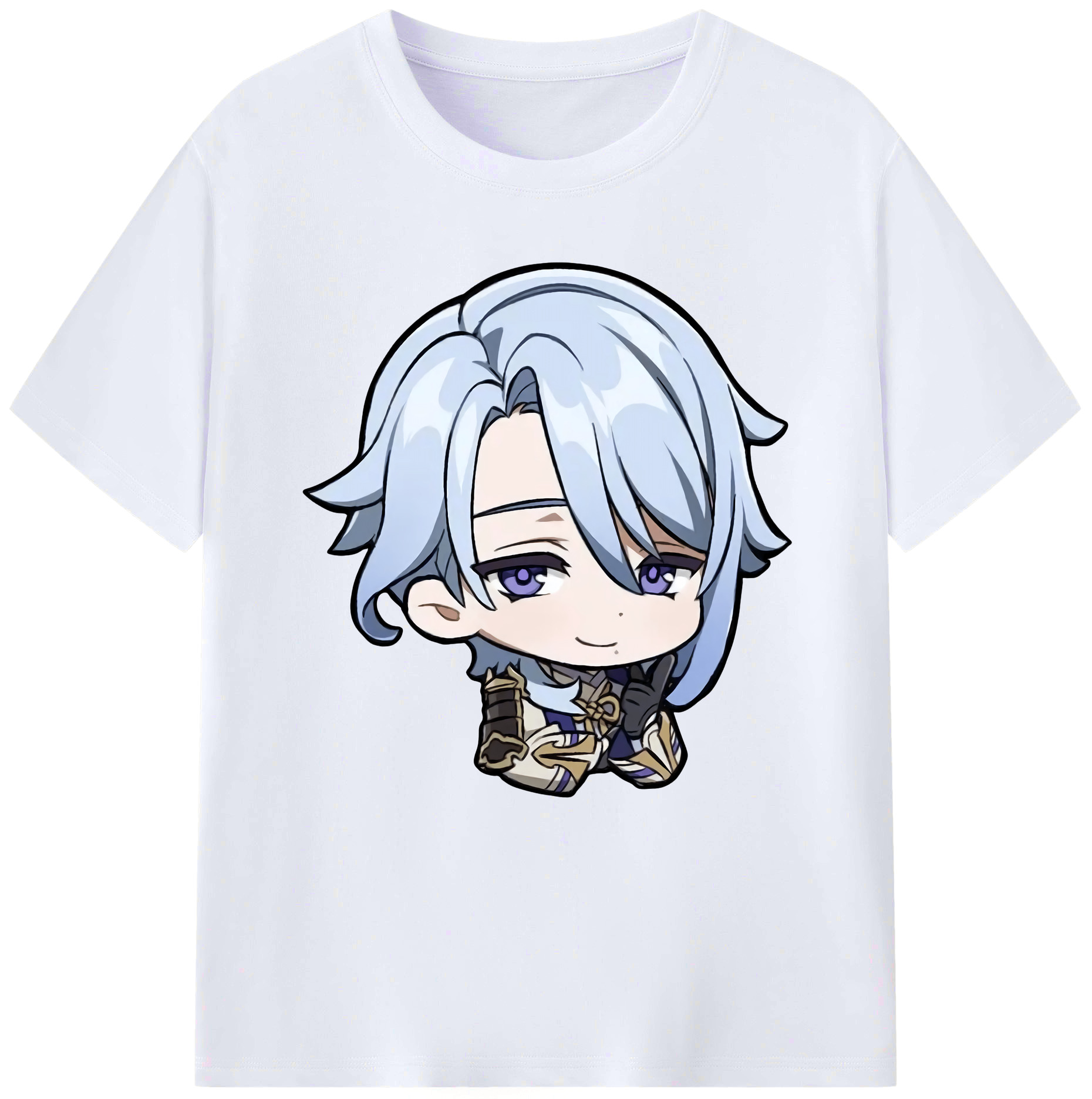 げんし神 神里綾人 かみさとあやと genshin Kamisato Ayato レディースカジュアルプリントTシャツ（綿100％）
