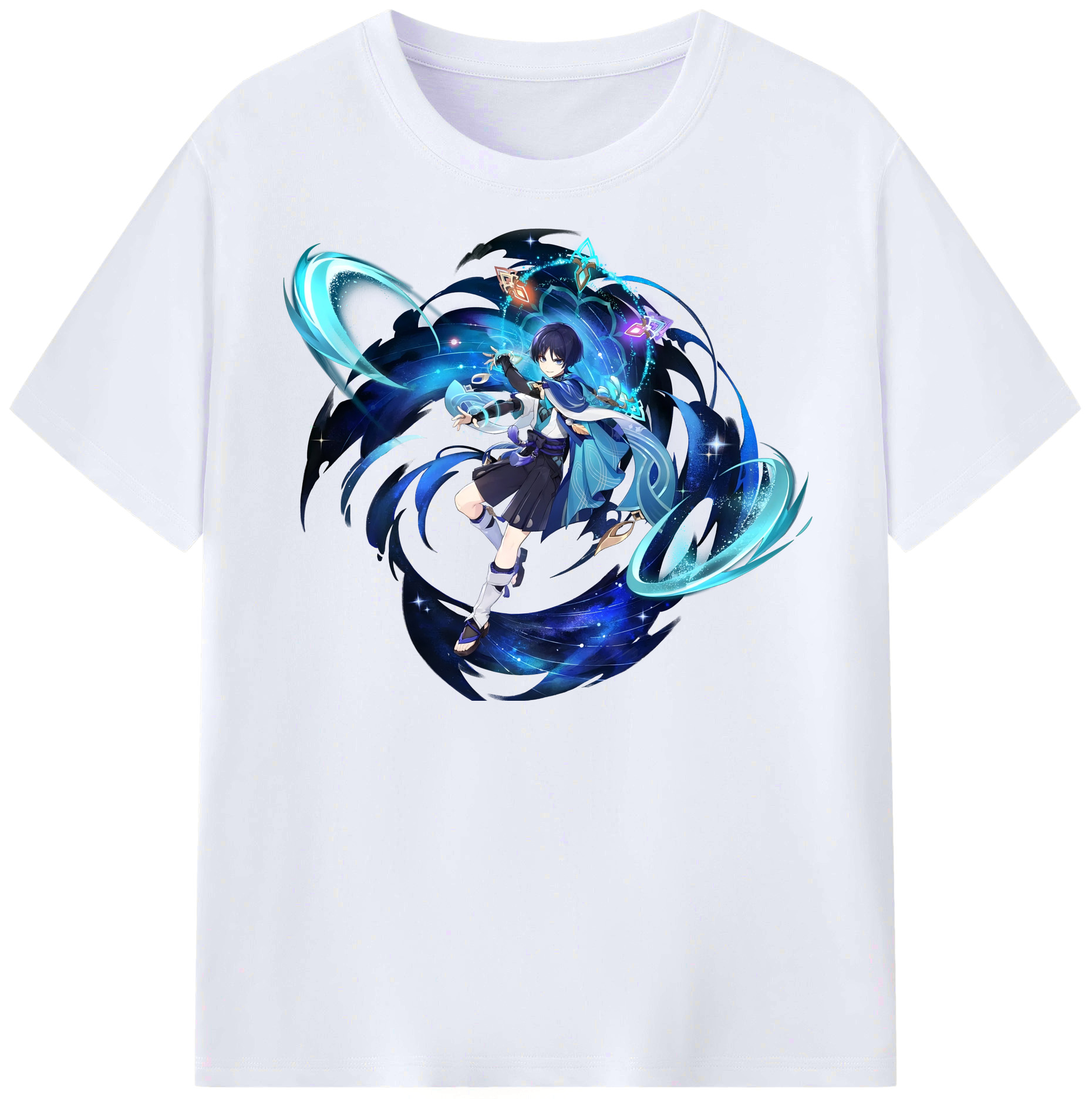げんし神 さんペい genshin Sanpei レディースカジュアルプリントTシャツ（綿100％）