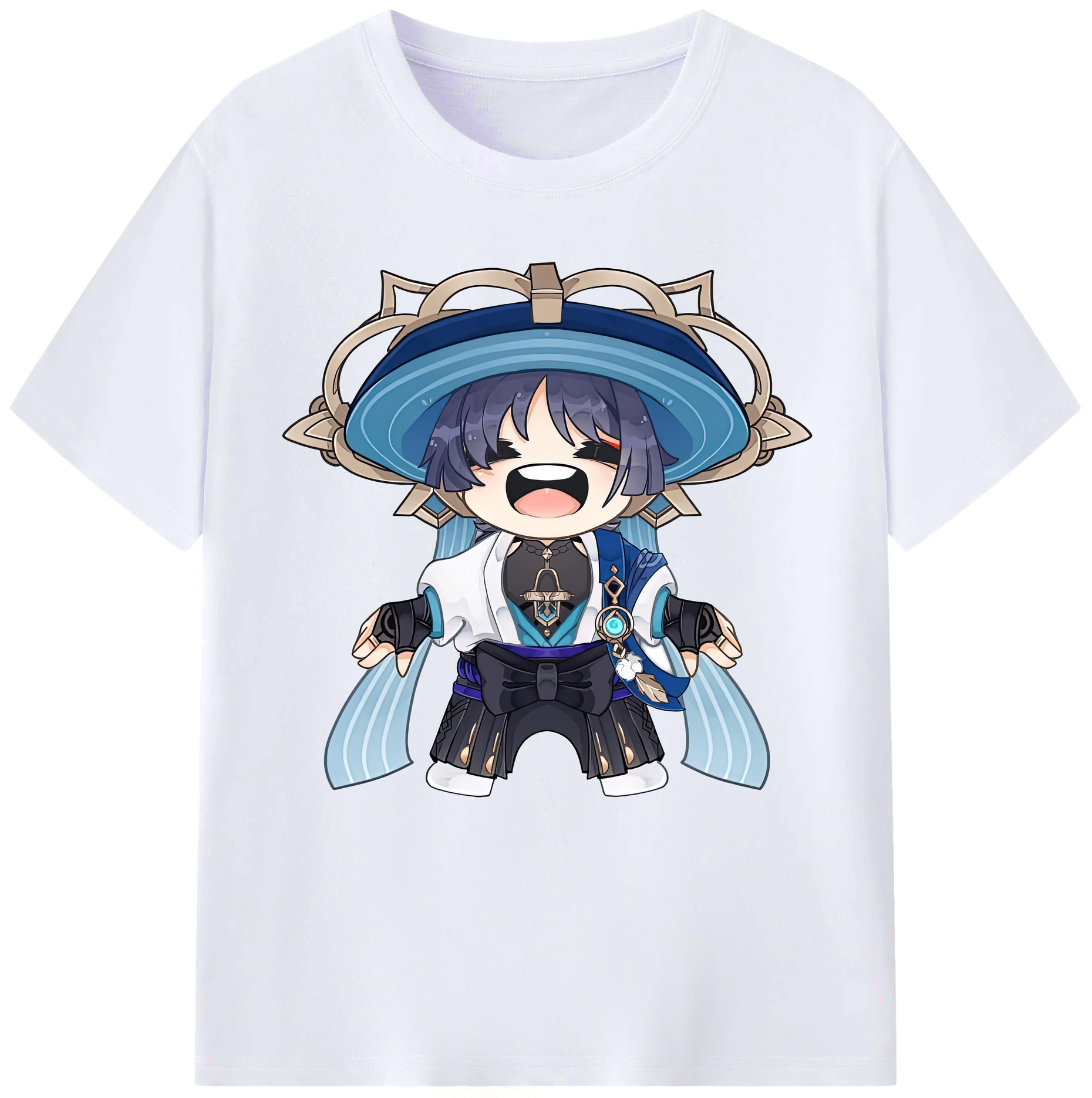 げんし神 さんペい genshin Sanpei レディースカジュアルプリントTシャツ（綿100％）