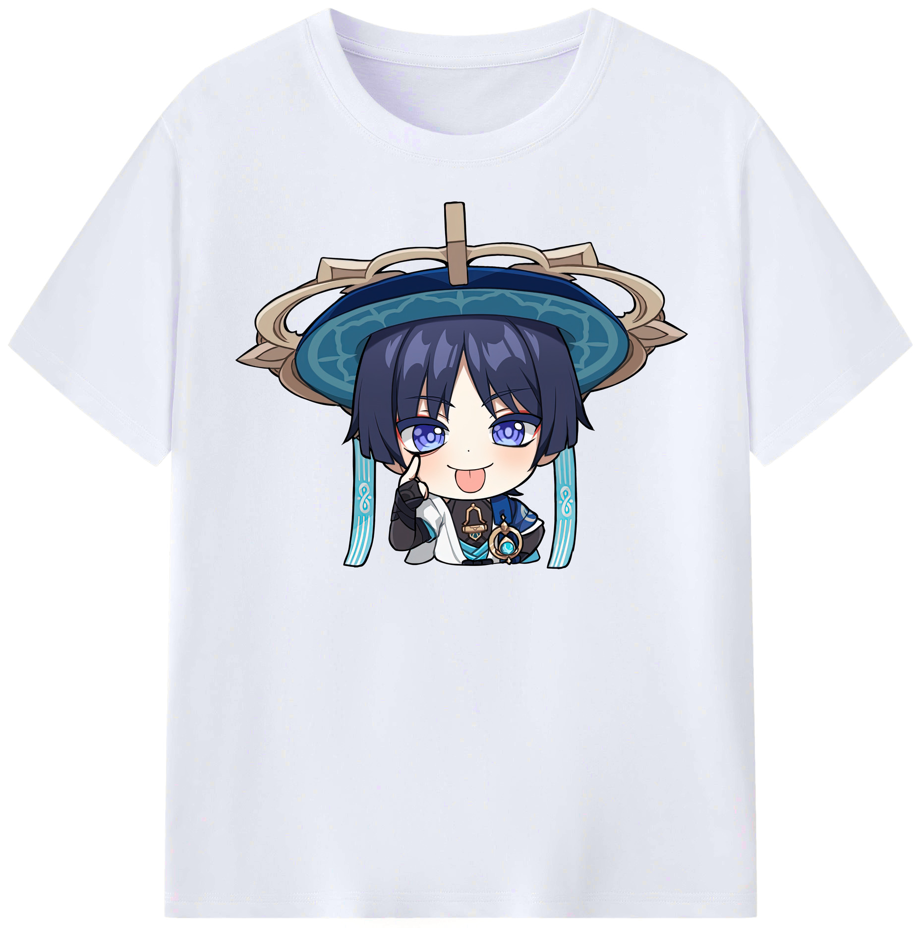 げんし神 さんペい genshin Sanpei レディースカジュアルプリントTシャツ（綿100％）