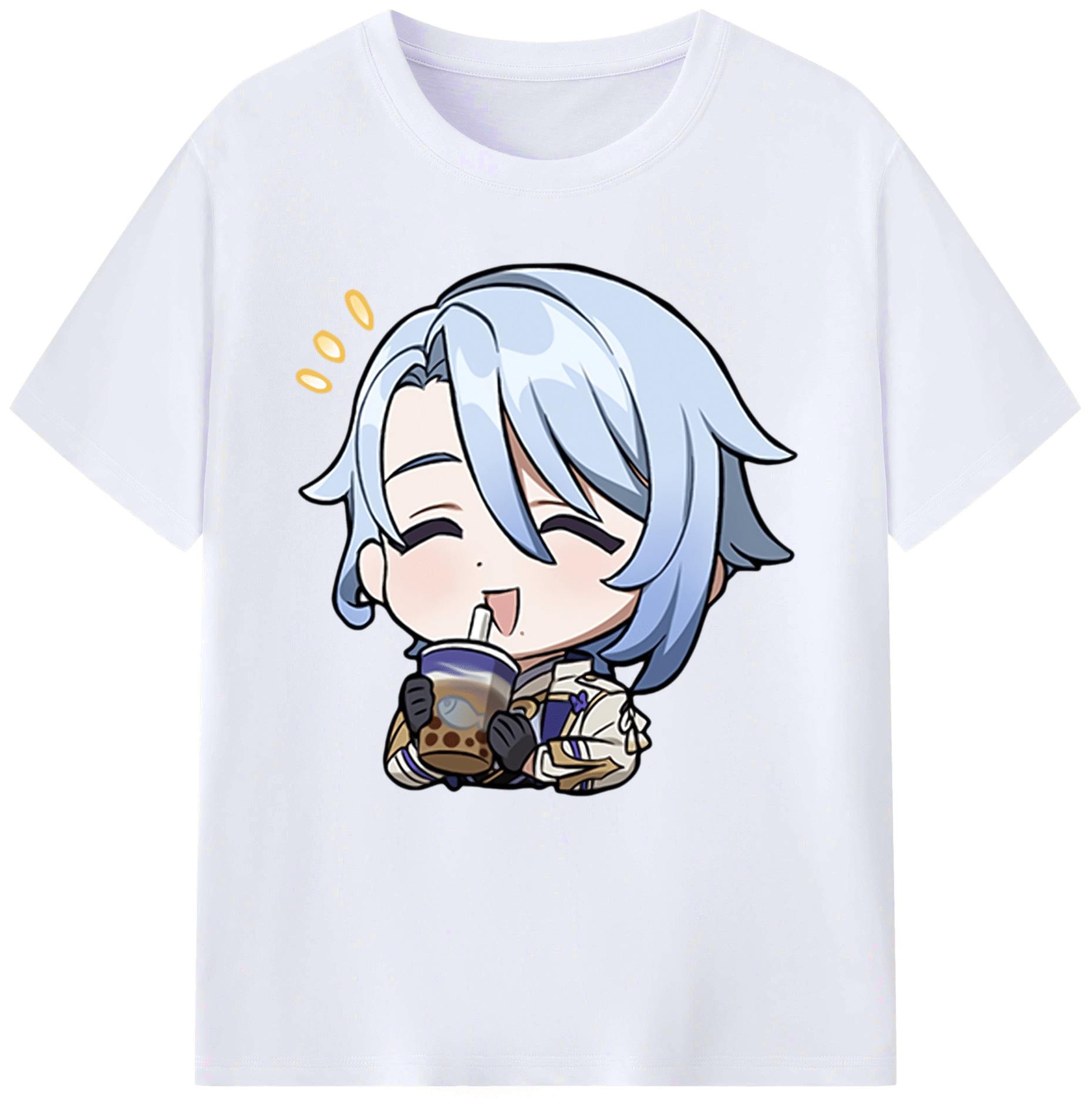げんし神 神里綾人 かみさとあやと genshin Kamisato Ayato レディースカジュアルプリントTシャツ（綿100％）