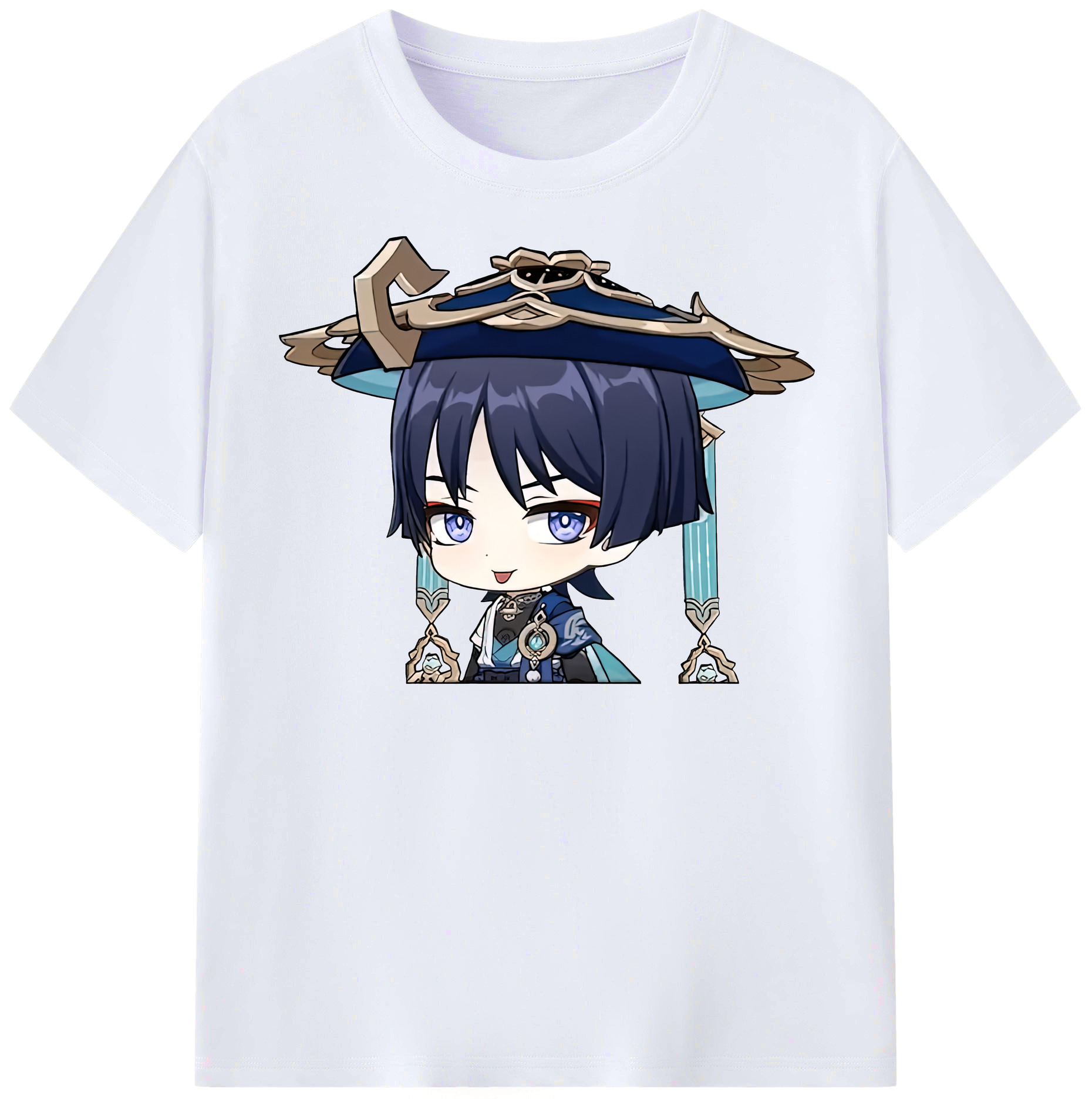 げんし神 さんペい genshin Sanpei レディースカジュアルプリントTシャツ（綿100％）