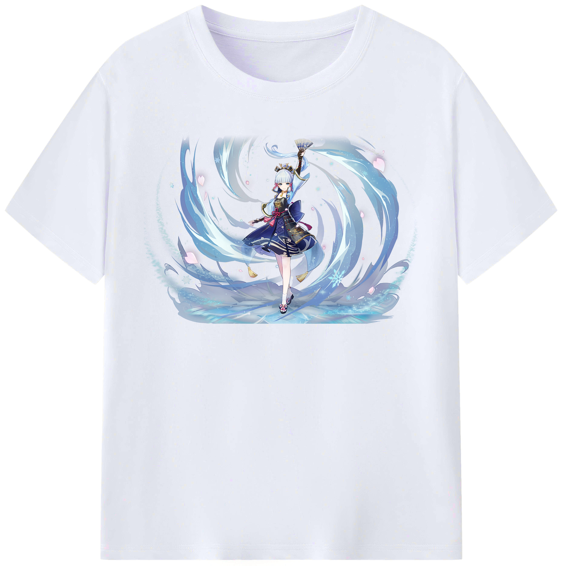 げんし神 神里綾華 神宮寺レン genshin Kamimiya Ren レディースカジュアルプリントTシャツ（綿100％）