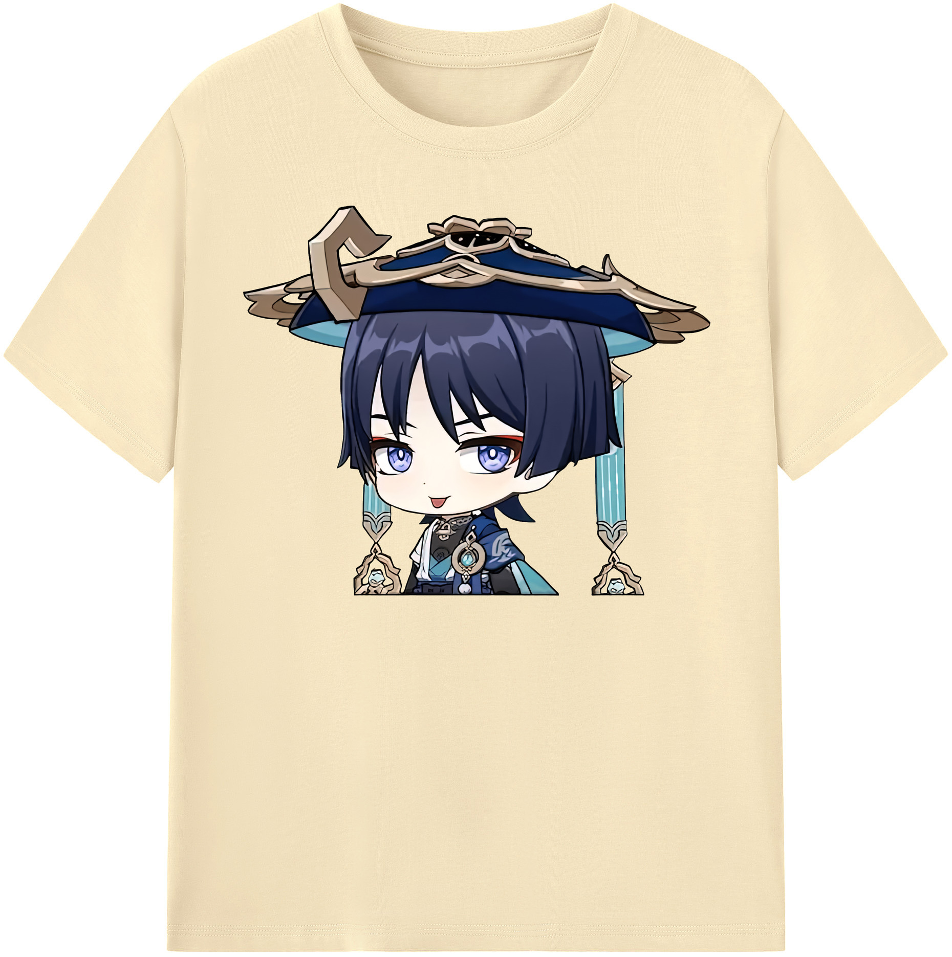 げんし神 さんペい genshin Sanpei 綿100％半袖Tシャツ（フロントプリント）