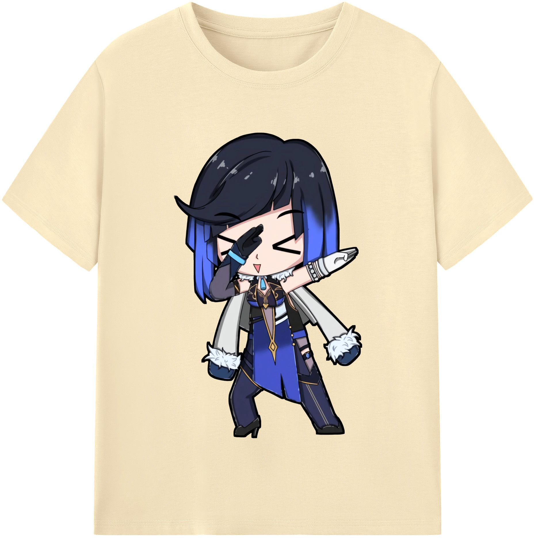 げんし神 夜兰 やらん genshin Yaran 綿100％半袖Tシャツ（フロントプリント）