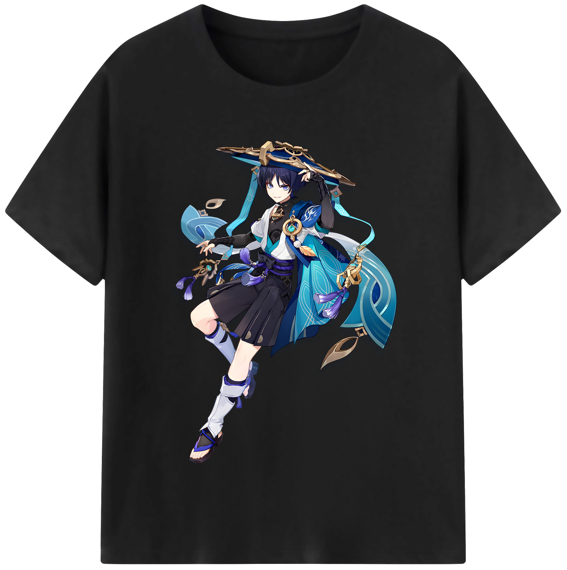 げんし神 さんペい genshin Sanpei 綿100％半袖Tシャツ（フロントプリント）