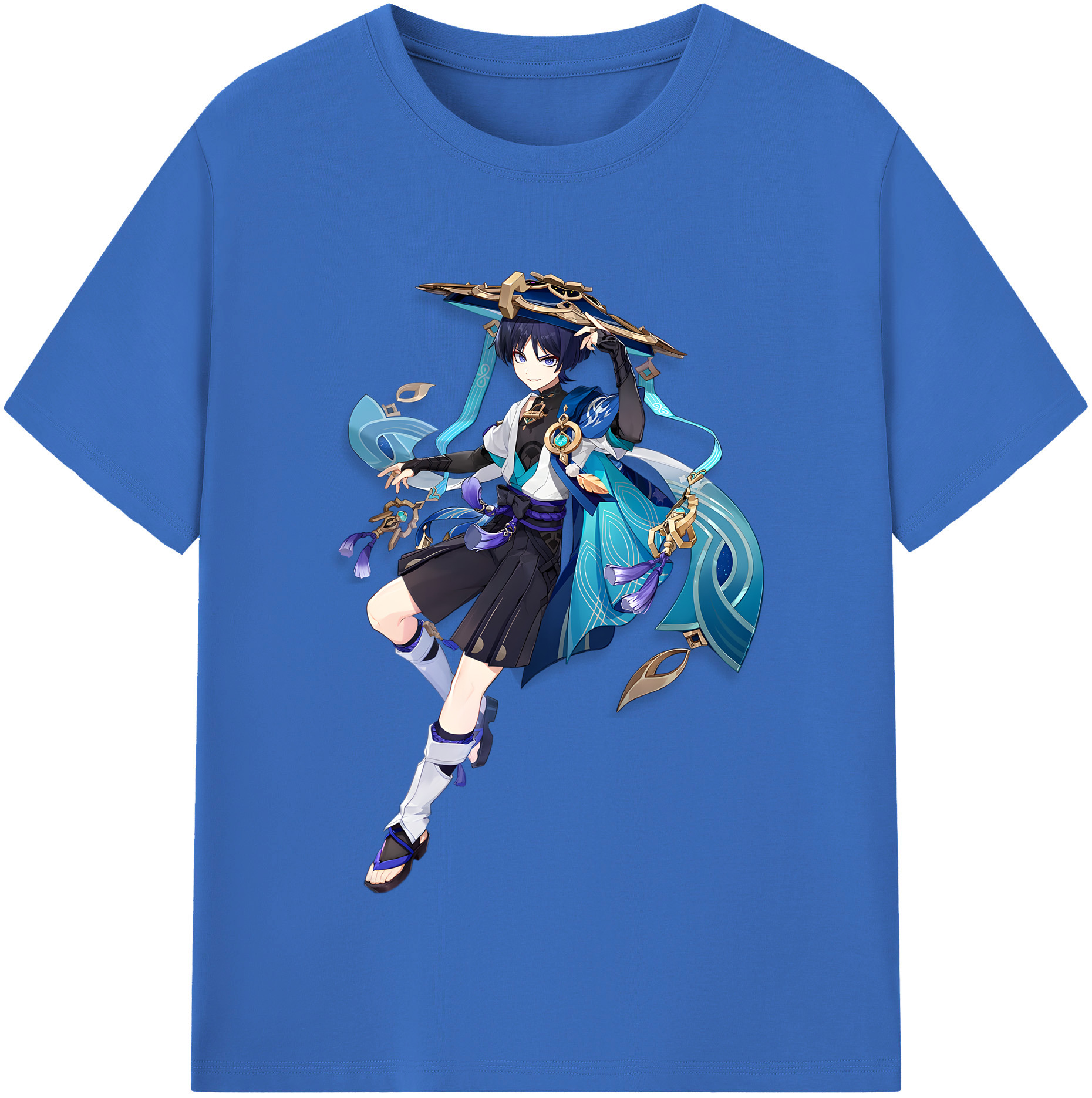 げんし神 さんペい genshin Sanpei 綿100％半袖Tシャツ（フロントプリント）