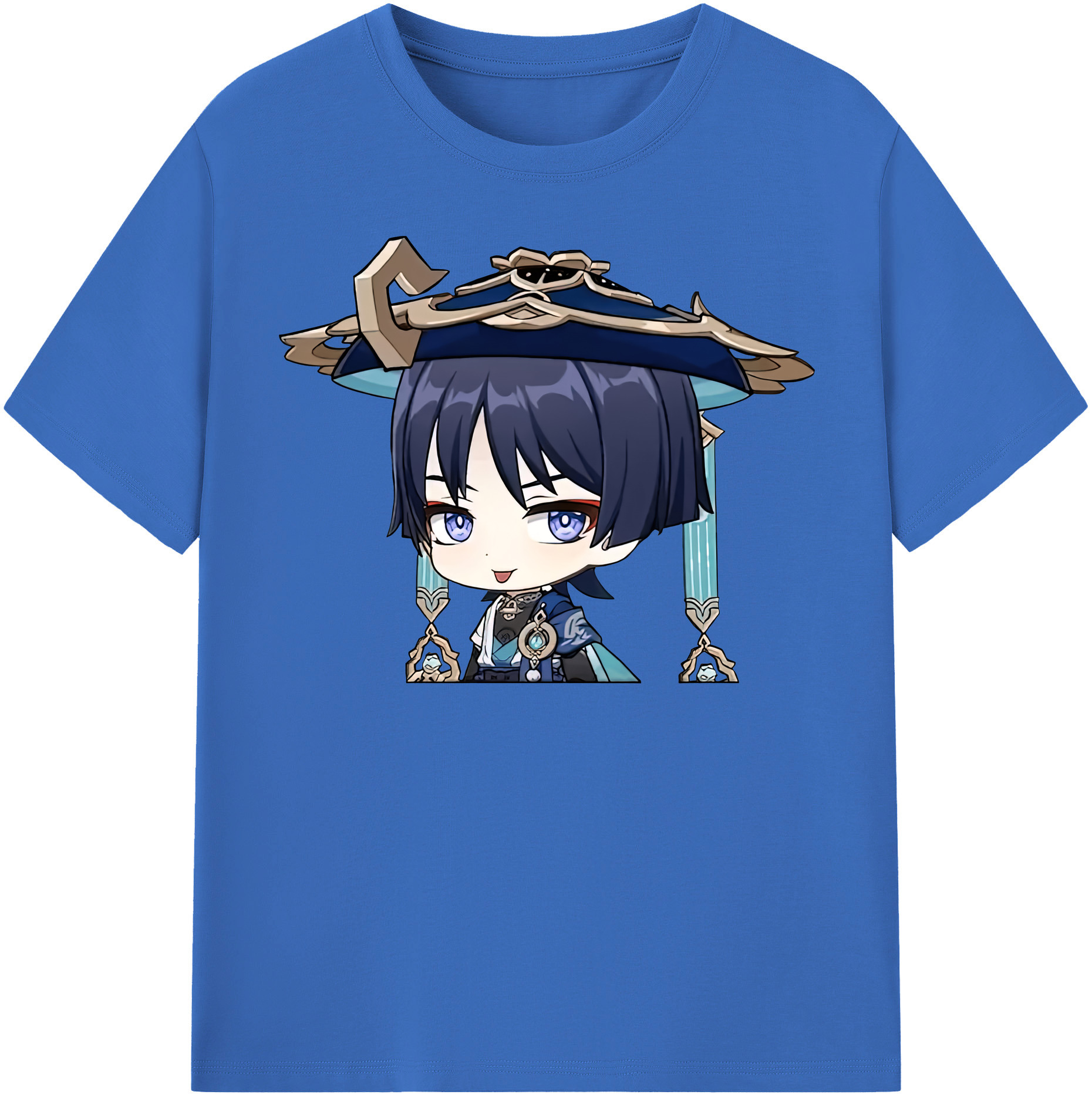 げんし神 さんペい genshin Sanpei 綿100％半袖Tシャツ（フロントプリント）