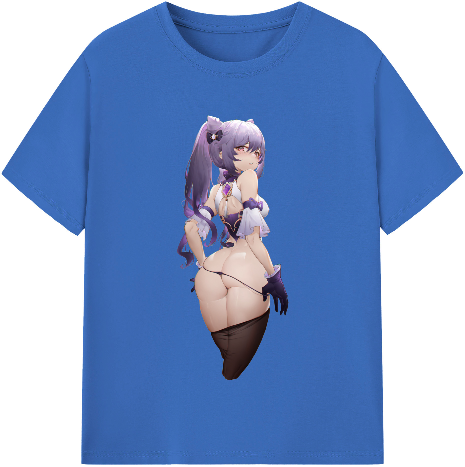 げんし神 刻晴 こくせい genshin Kokusei 綿100％半袖Tシャツ（フロントプリント）