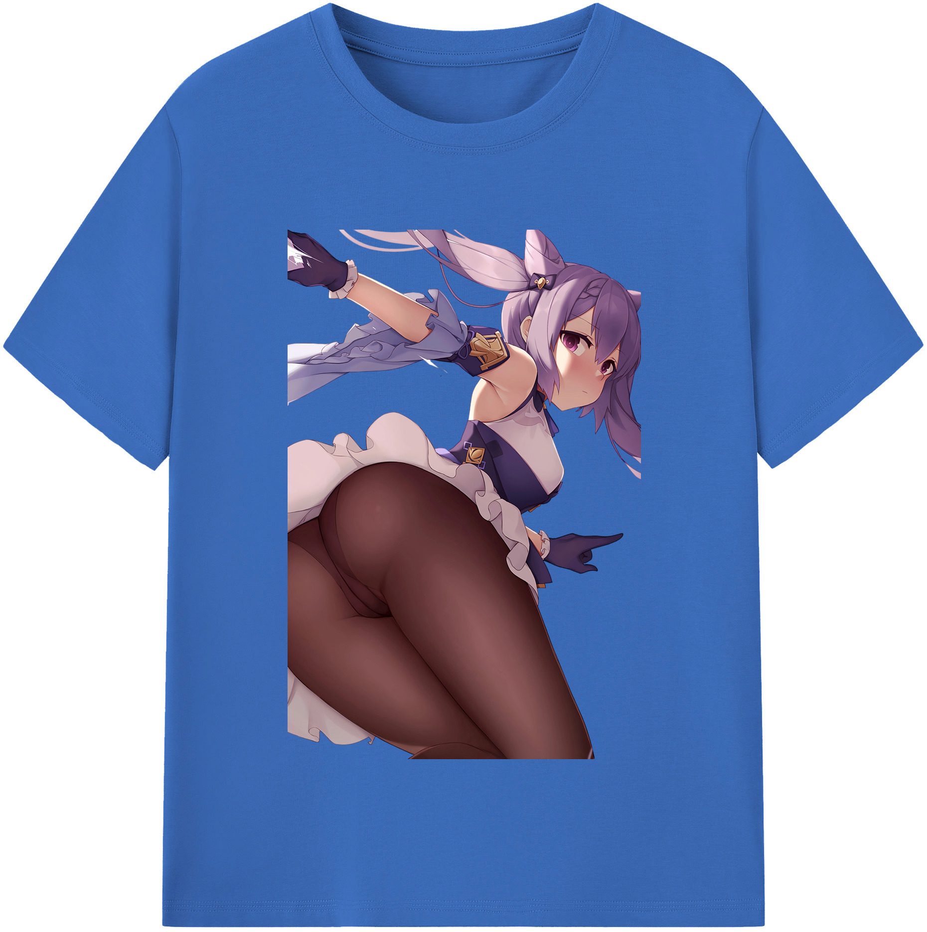 げんし神 刻晴 こくせい genshin Kokusei 綿100％半袖Tシャツ（フロントプリント）