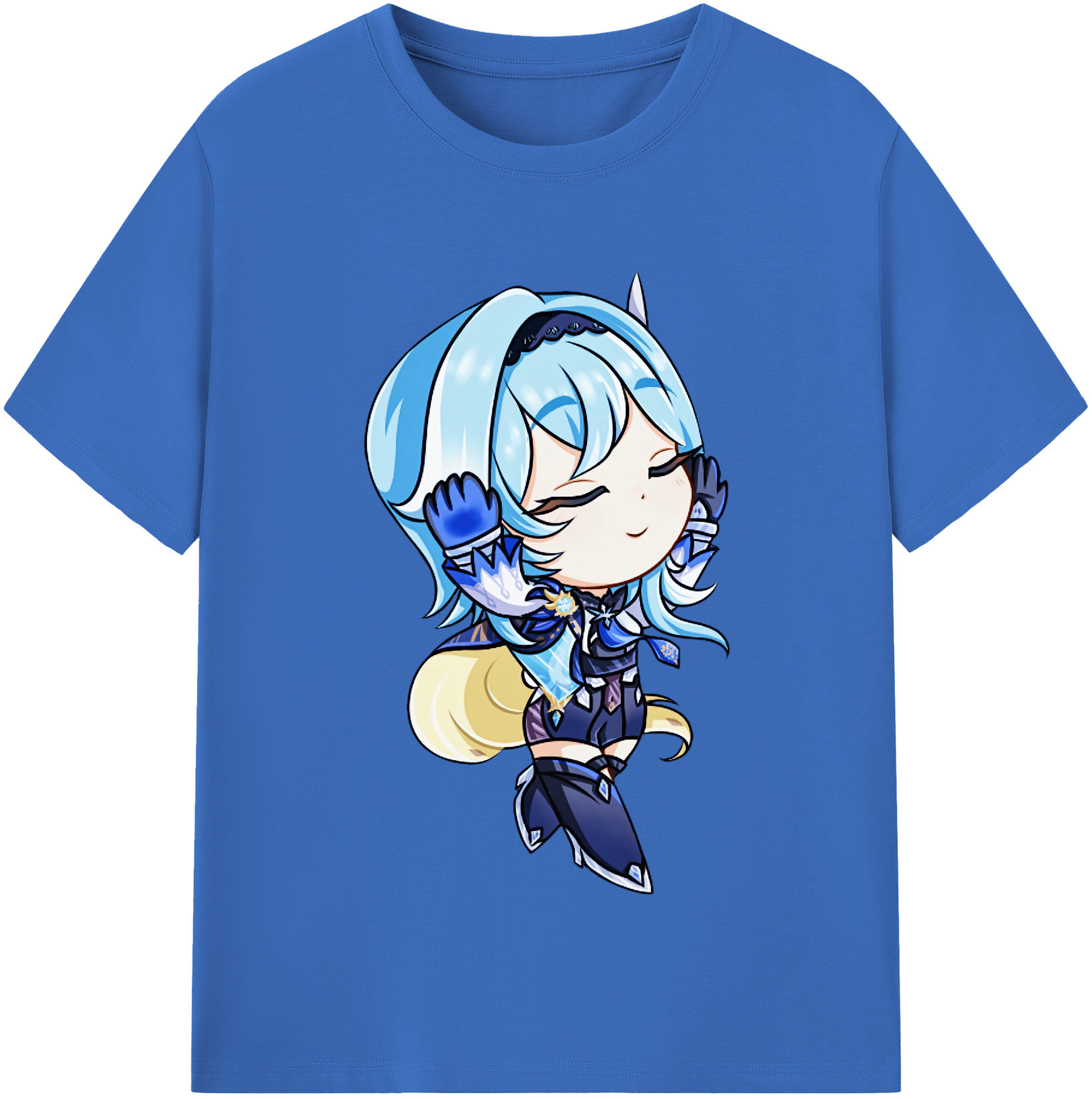 げんし神 优菈 ゆうら genshin Yūra 綿100％半袖Tシャツ（フロントプリント）