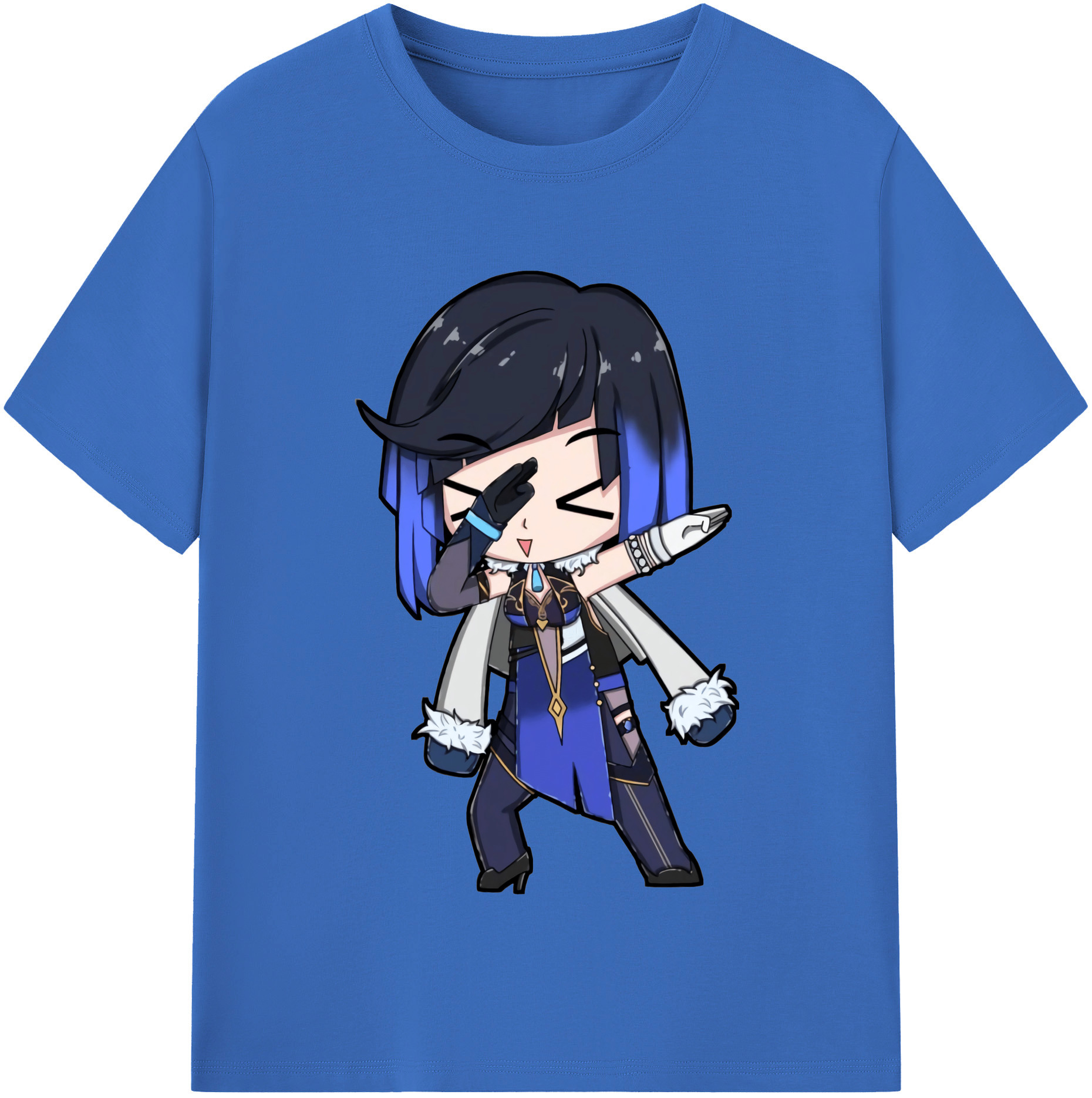 げんし神 夜兰 やらん genshin Yaran 綿100％半袖Tシャツ（フロントプリント）