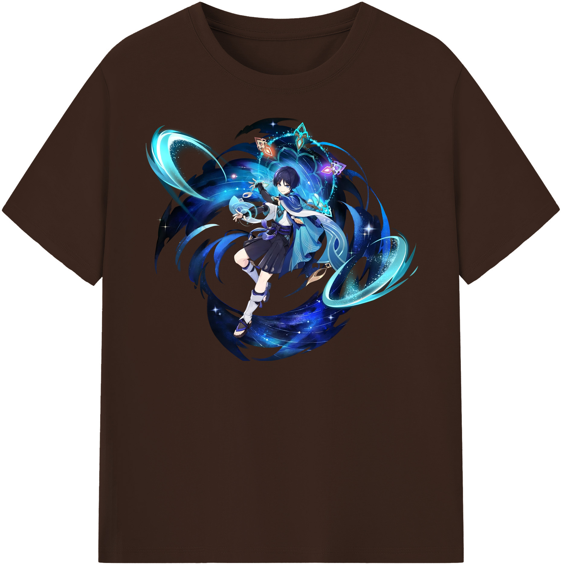 げんし神 さんペい genshin Sanpei 綿100％半袖Tシャツ（フロントプリント）
