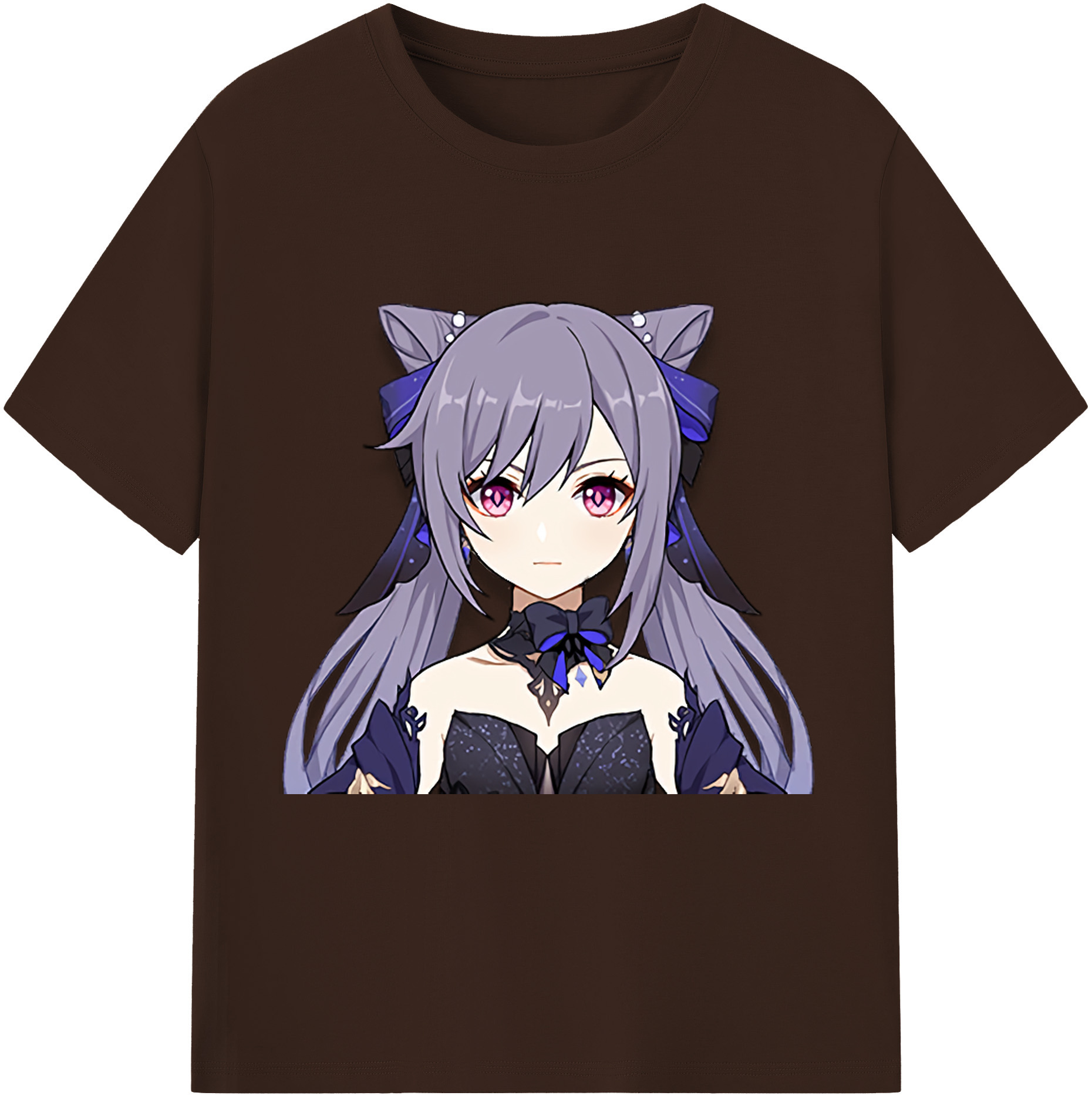 げんし神 刻晴 こくせい genshin Kokusei 綿100％半袖Tシャツ（フロントプリント）
