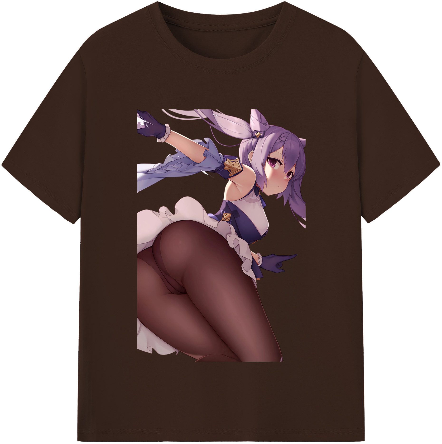 げんし神 刻晴 こくせい genshin Kokusei 綿100％半袖Tシャツ（フロントプリント）