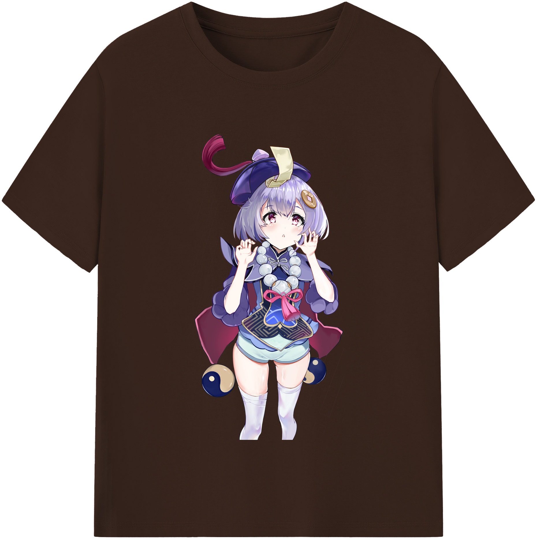 げんし神 七七 なな  genshin Nana 綿100％半袖Tシャツ（フロントプリント）