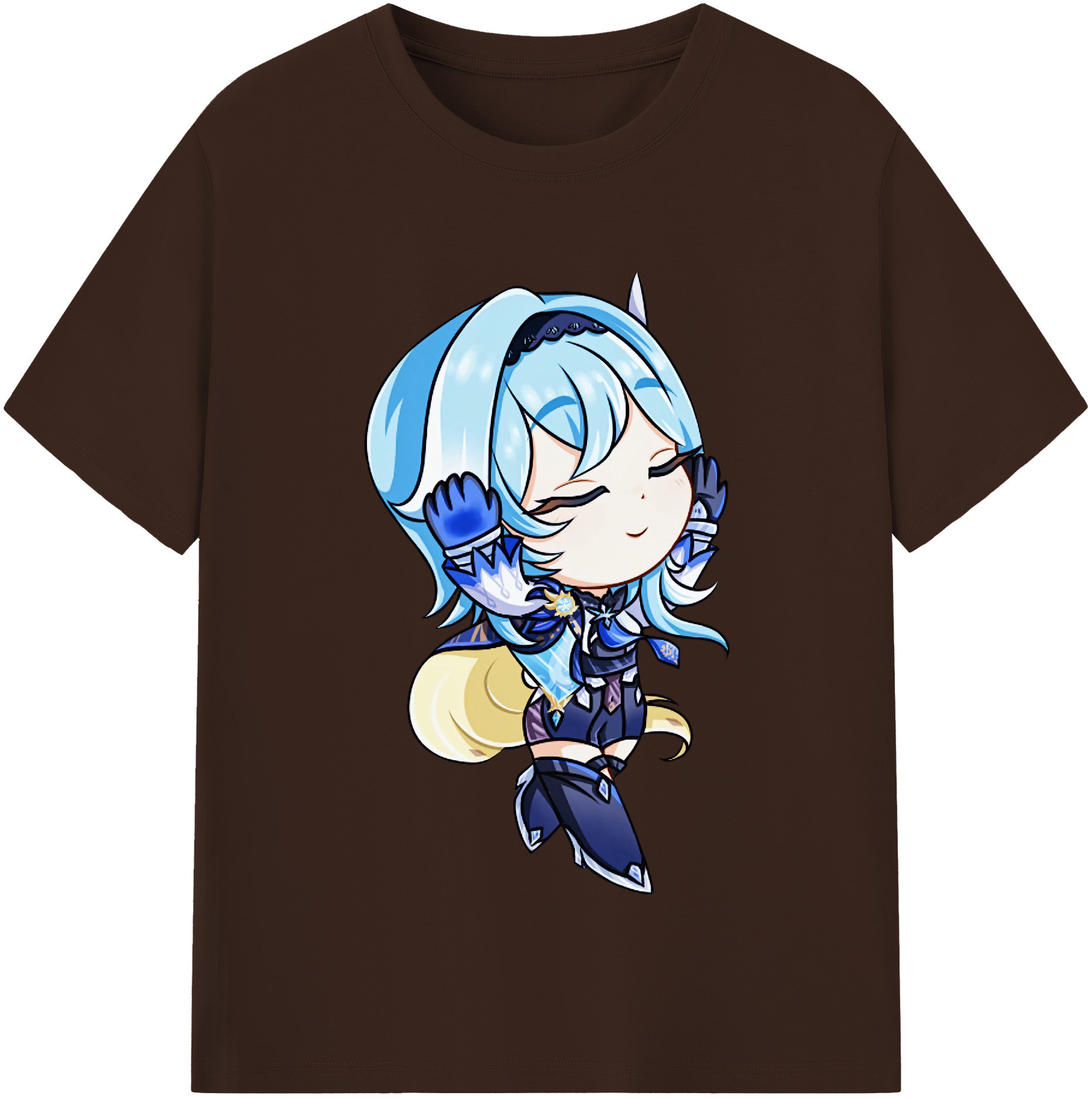 げんし神 优菈 ゆうら genshin Yūra 綿100％半袖Tシャツ（フロントプリント）