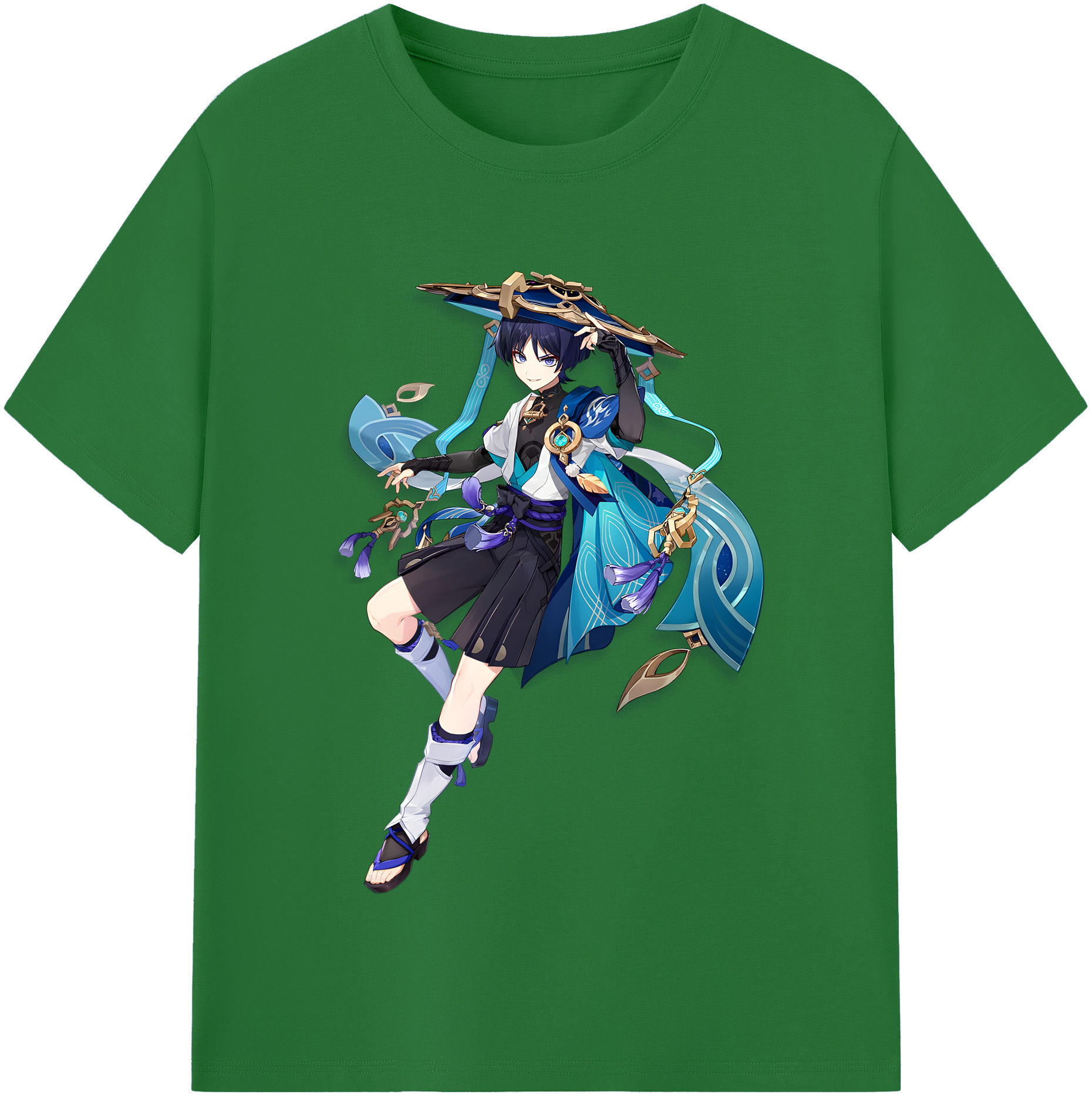 げんし神 さんペい genshin Sanpei 綿100％半袖Tシャツ（フロントプリント）