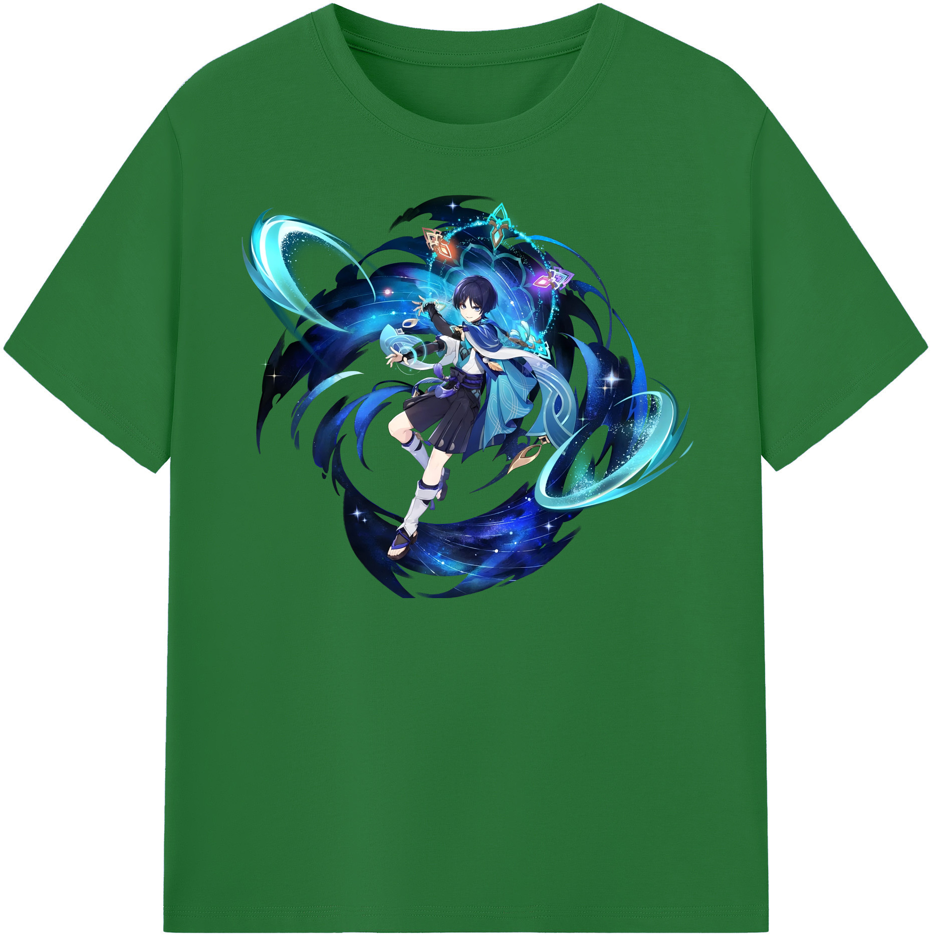 げんし神 さんペい genshin Sanpei 綿100％半袖Tシャツ（フロントプリント）