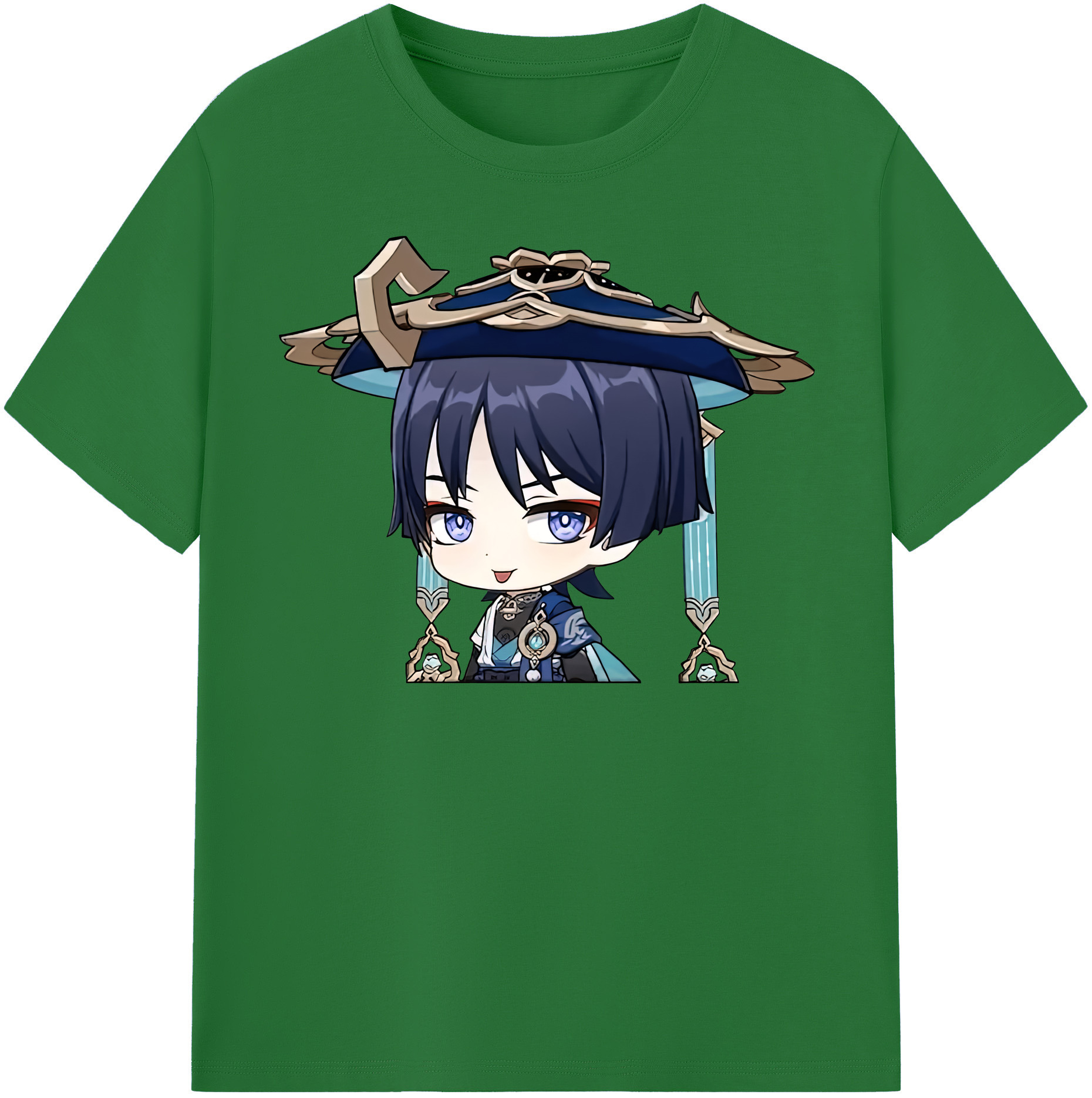 げんし神 さんペい genshin Sanpei 綿100％半袖Tシャツ（フロントプリント）