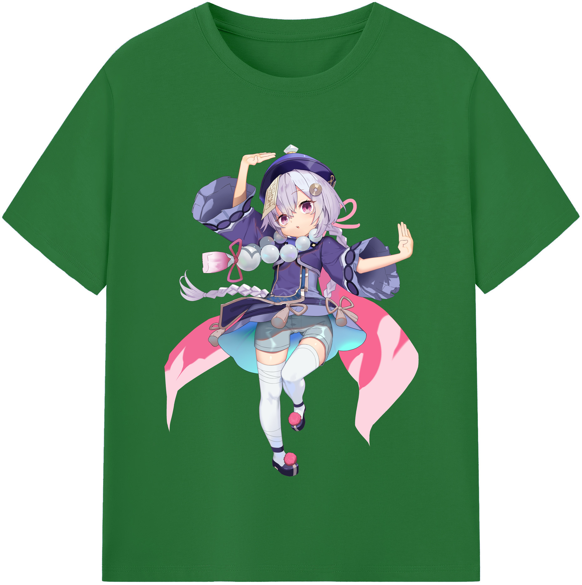 げんし神 七七 なな  genshin Nana 綿100％半袖Tシャツ（フロントプリント）