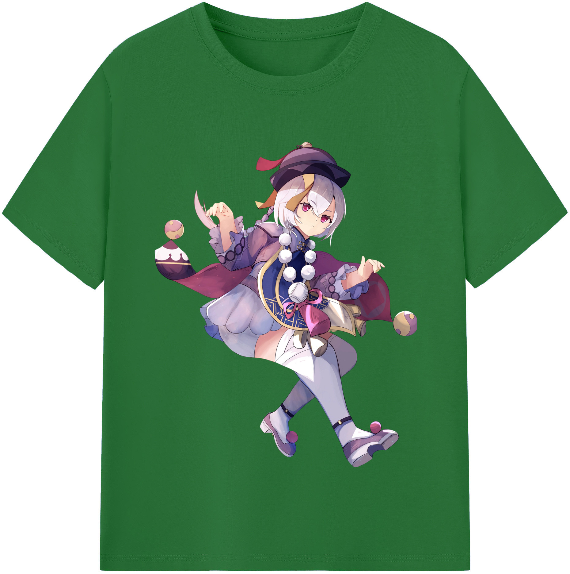 げんし神 七七 なな  genshin Nana 綿100％半袖Tシャツ（フロントプリント）