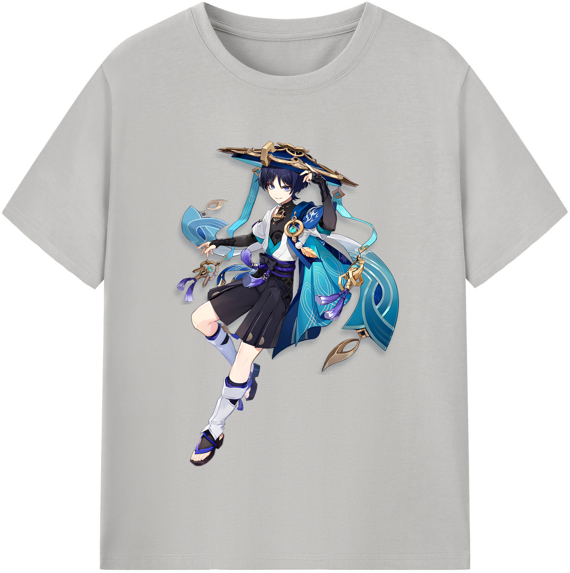 げんし神 さんペい genshin Sanpei 綿100％半袖Tシャツ（フロントプリント）