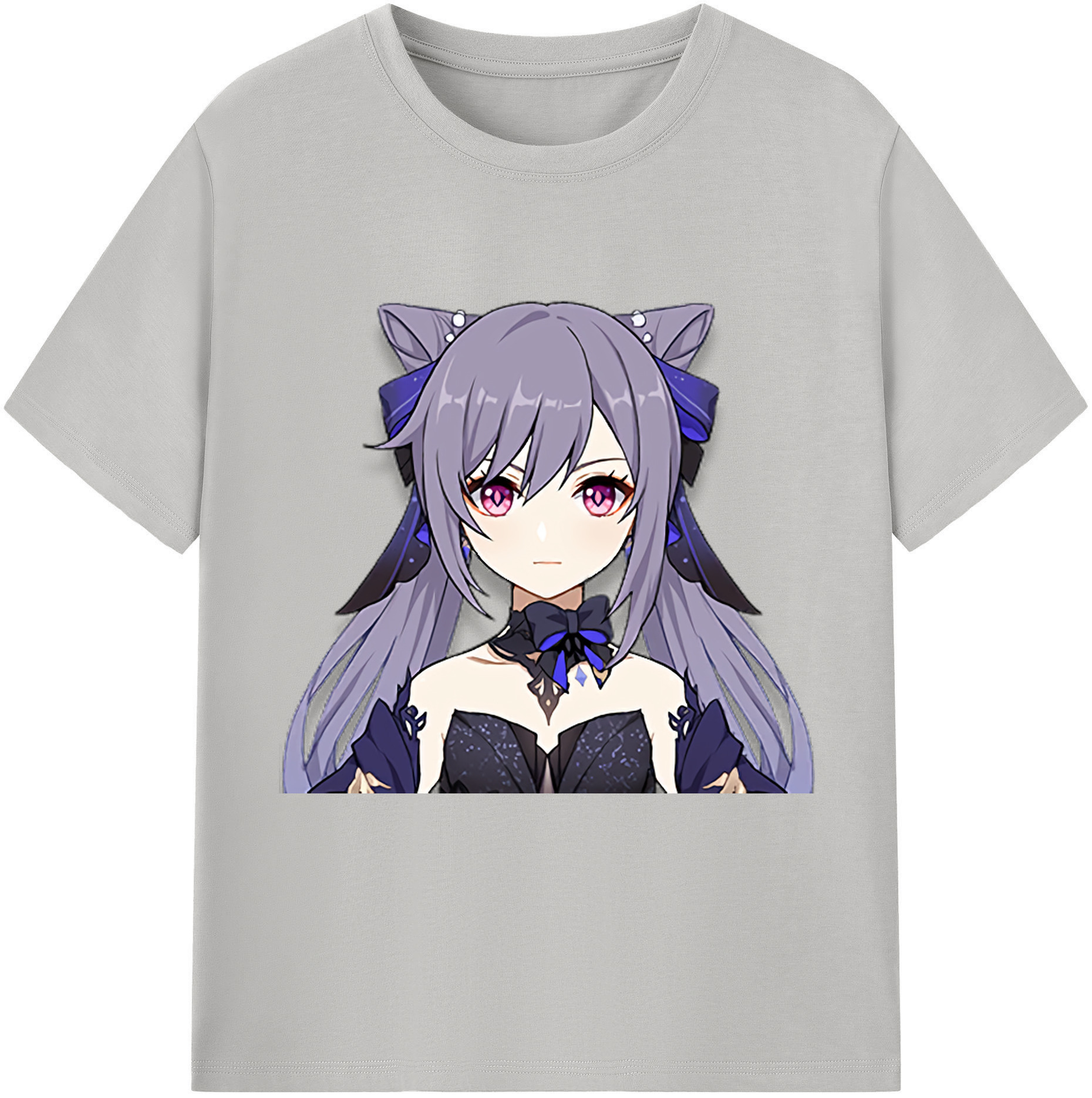 げんし神 刻晴 こくせい genshin Kokusei 綿100％半袖Tシャツ（フロントプリント）